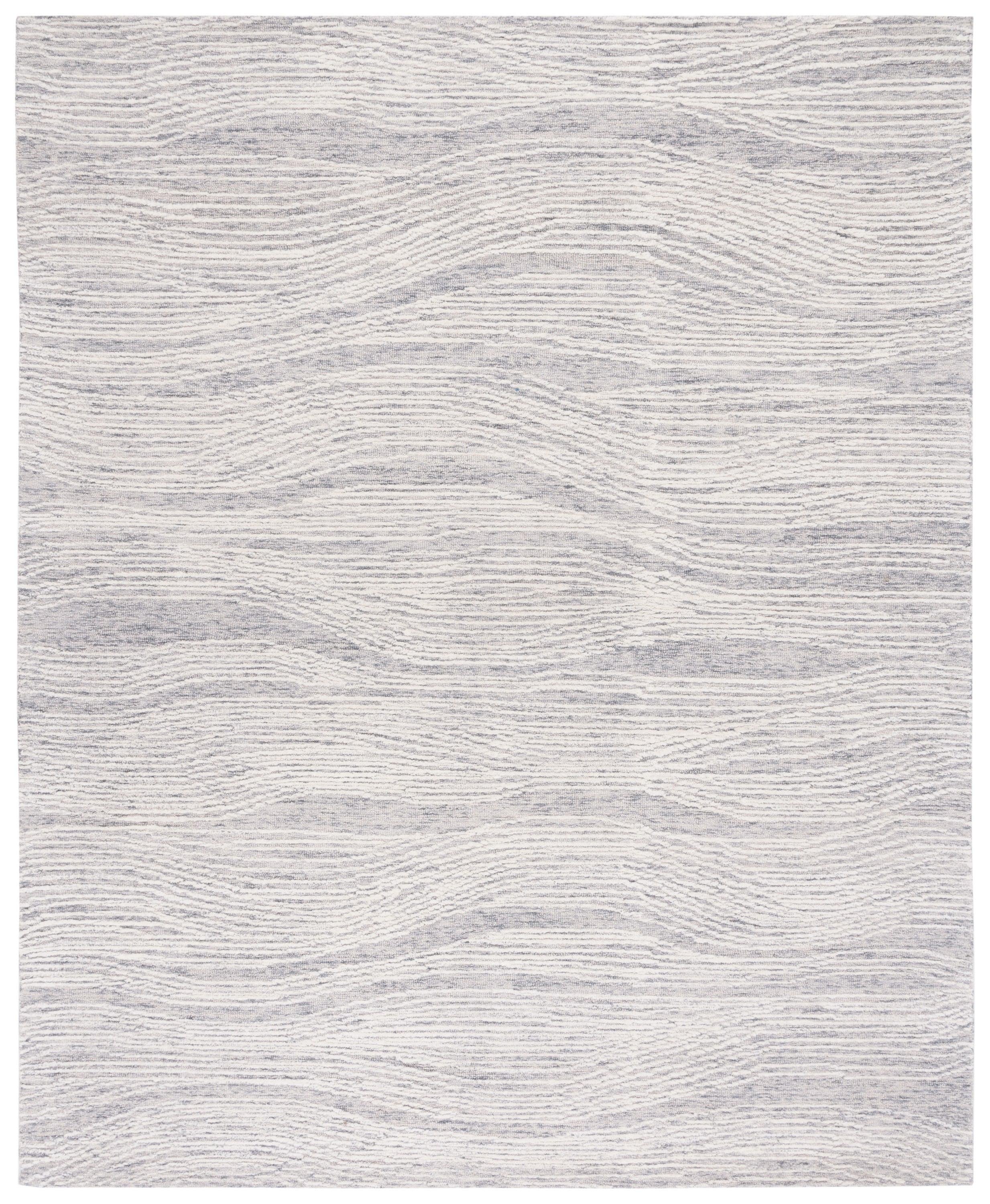 SAFAVIEH Metro Bridget Abstract Area Rug, Grey/Ivory, 8' x 10'
