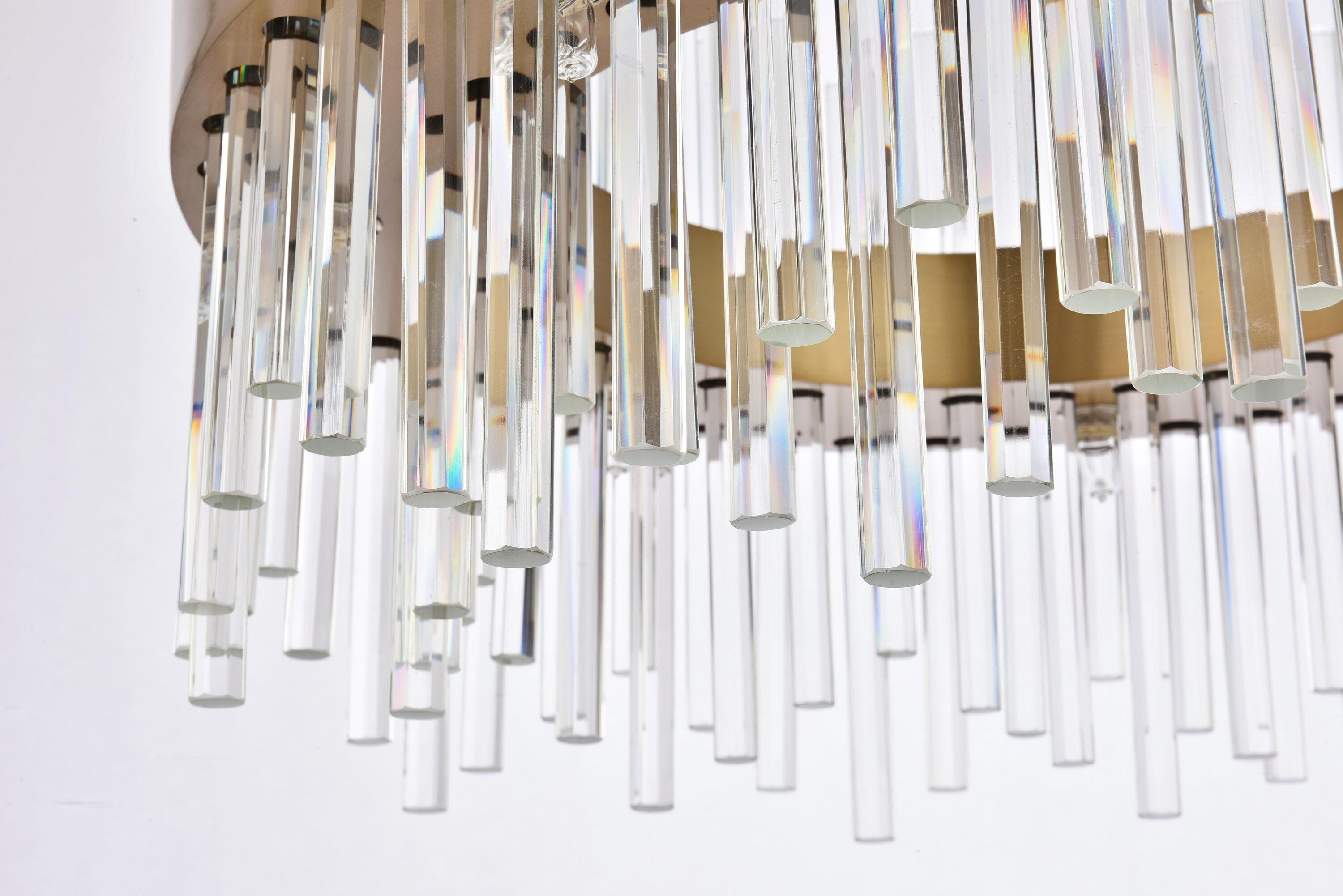 Elegant Lighting Dallas 14 - Light Chandelier in  Gold