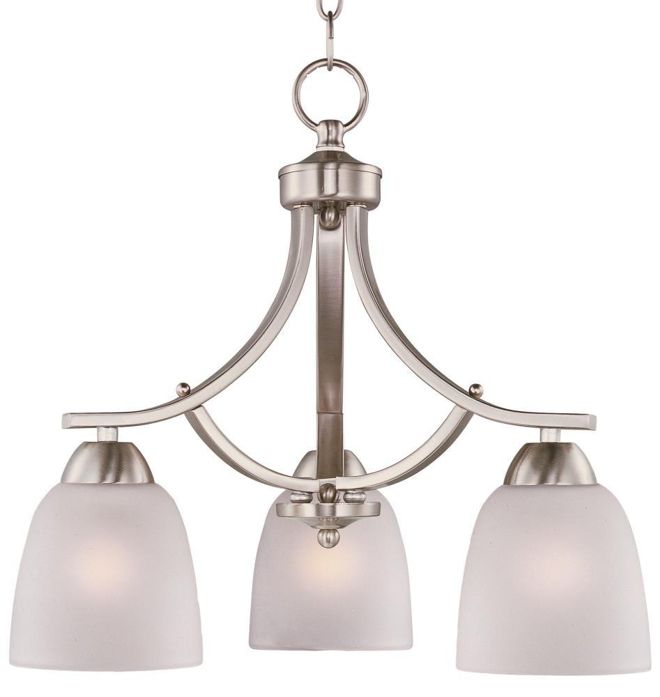 Maxim Lighting Axis 3 - Light Chandelier in  Satin Nickel
