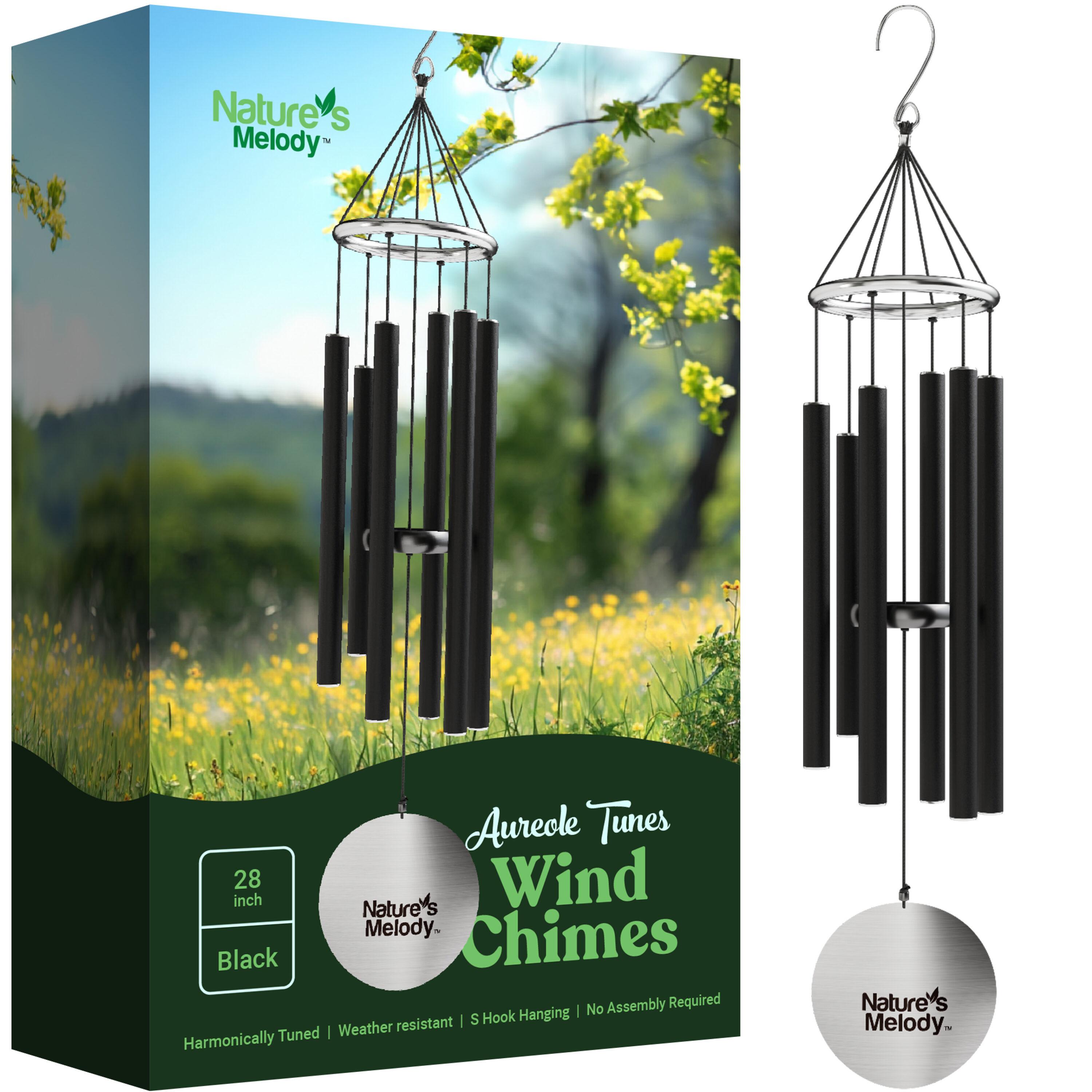 Nature's Melody Tuned 6-Tube Outdoor Wind Chimes