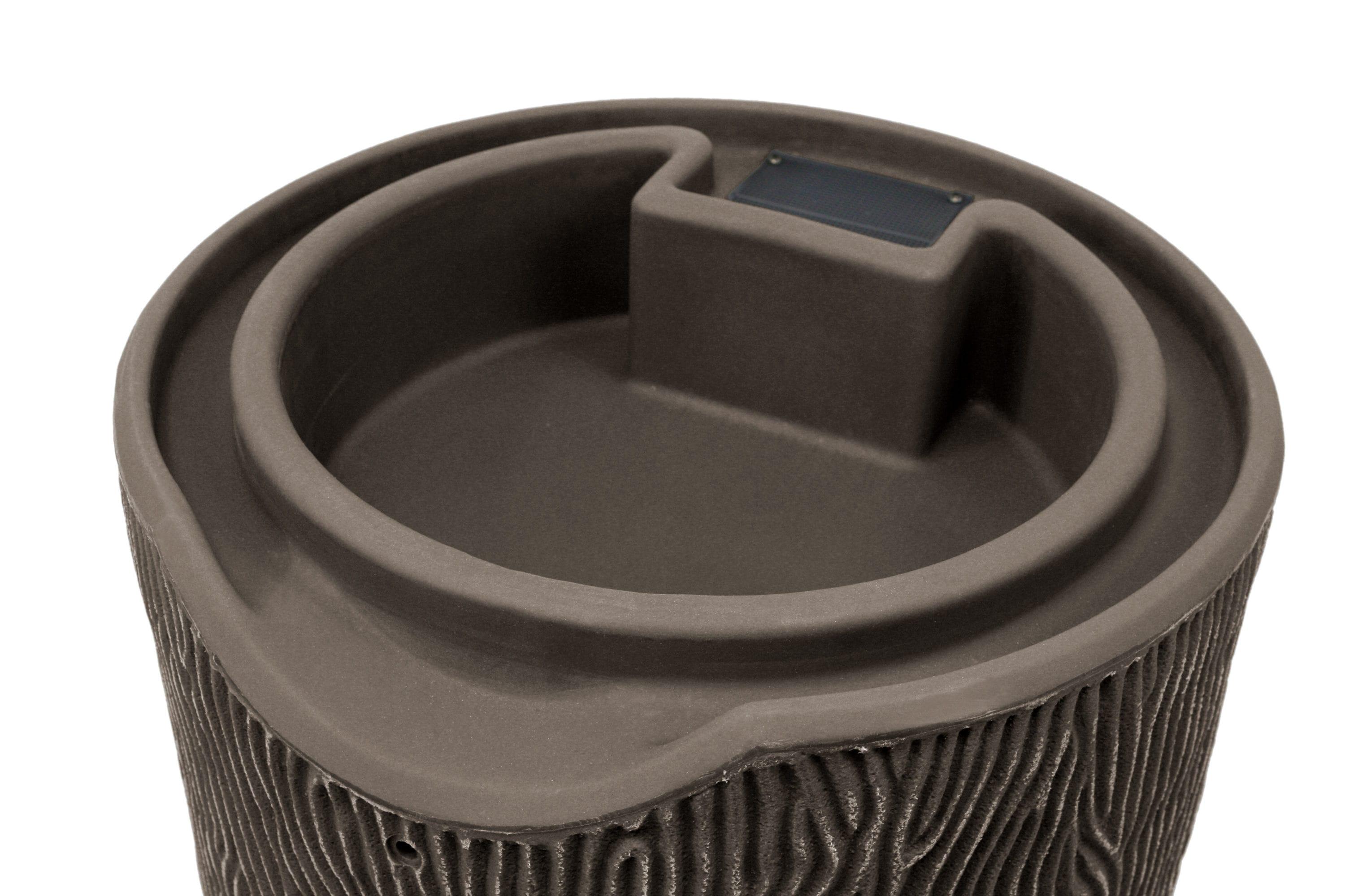 Good Ideas Good Ideas 50 Gallons Plastic Drainable Dual Overflow Planter Rain Barrel