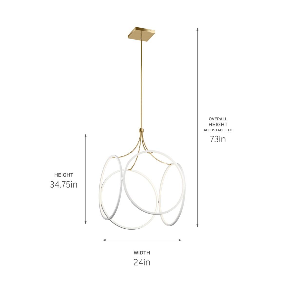 Nikiki 1 - Light LED Unique/Statement Pendant