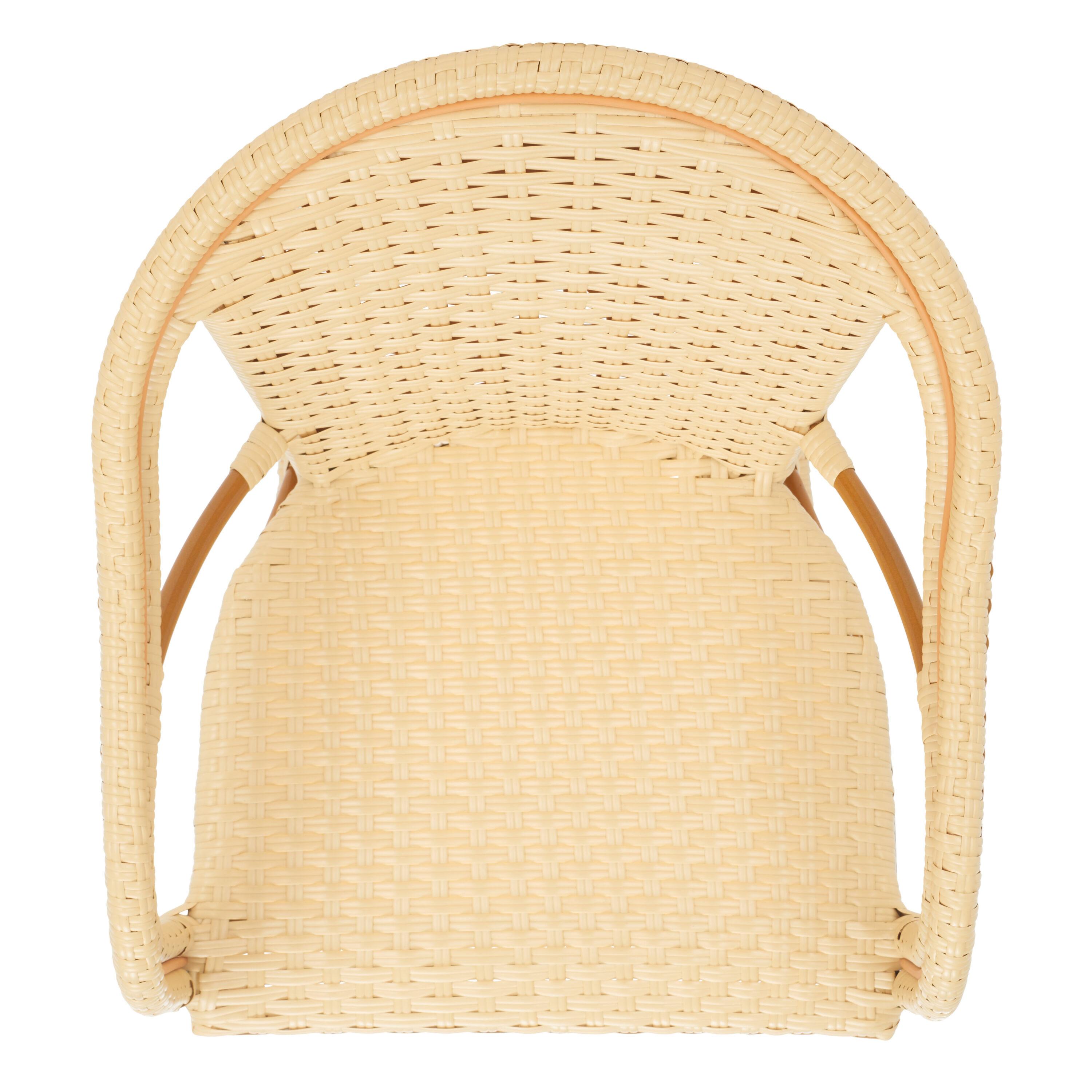 California Counter Stool With Arms - Indoor/Outdoor - PAT7533 - Natural - Safavieh