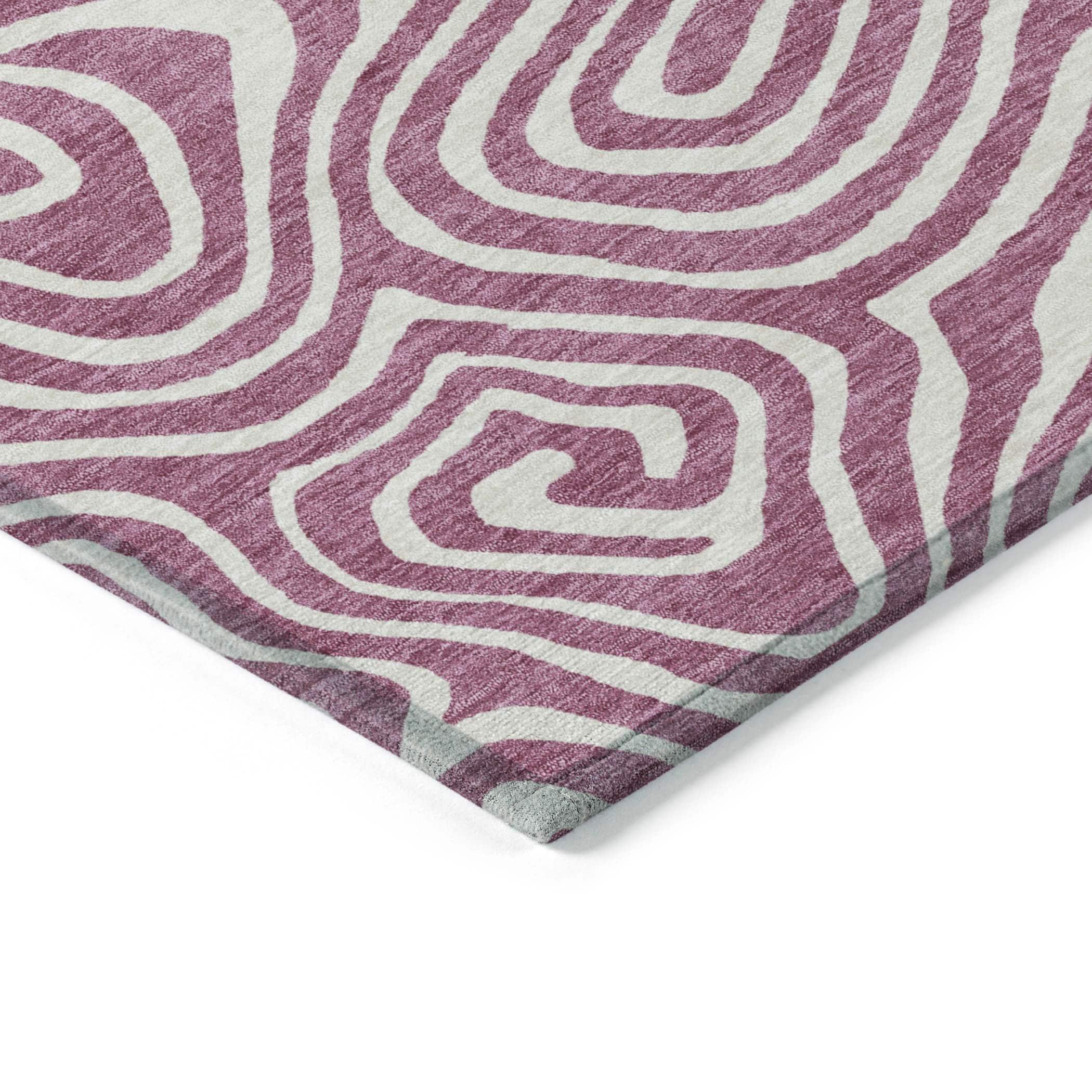 Machine Washable Indoor/Outdoor Chayden ACN1020 Gold 1'8" x 2'6" Rug