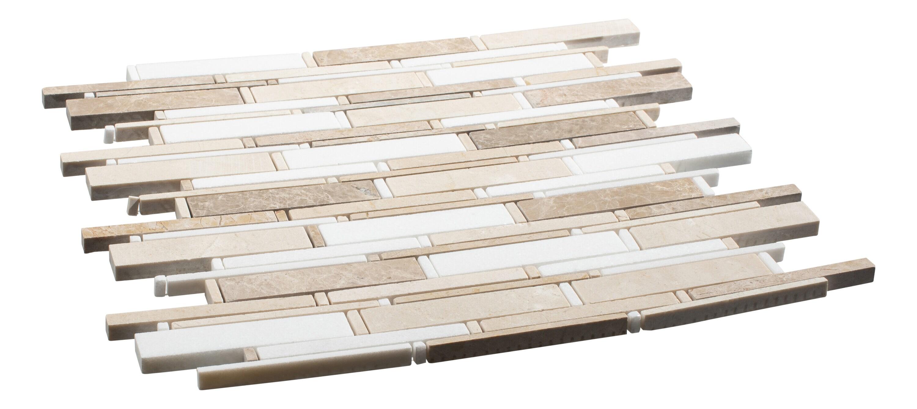 Knoll Natural Stone Mosaic Kitchen Backsplash, Bathroom, Shower, Pool, Wall and Floor Tile