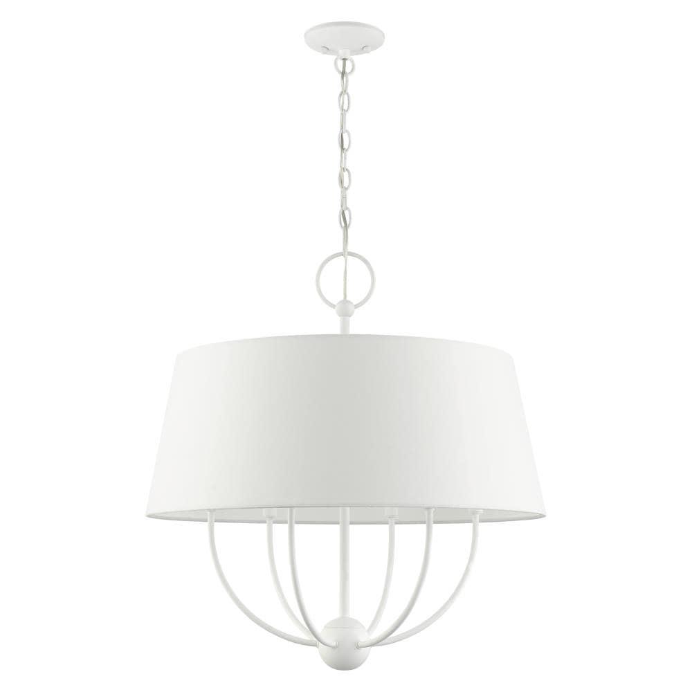 Livex Lighting Ridgecrest 6 - Light Pendant in  White