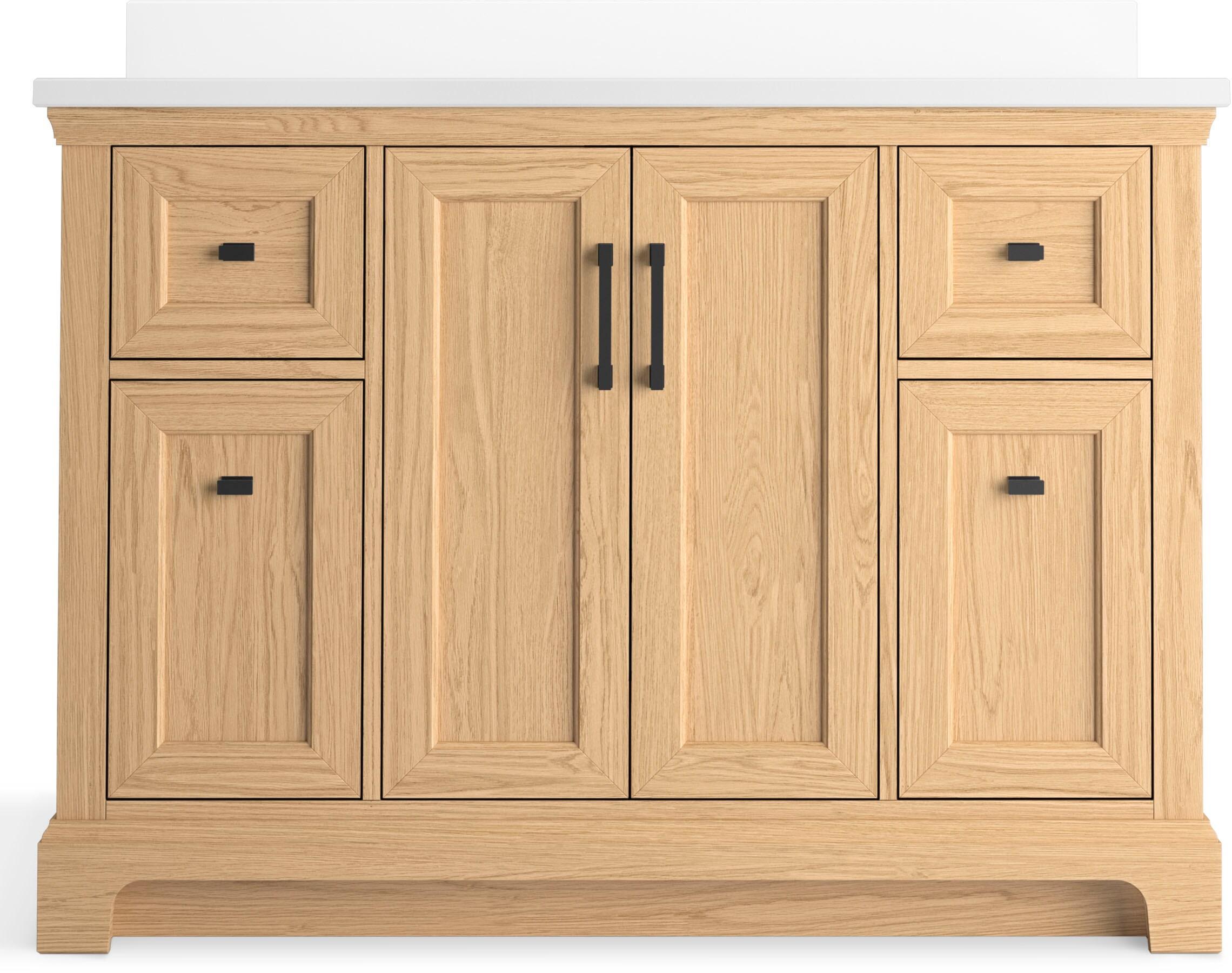 Charlemont 48 In. Bathroom Vanity Cabinet With Sink And Quartz Top