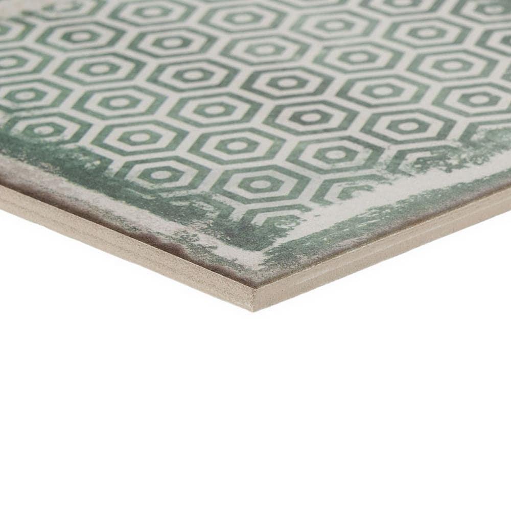 Bond Tile 8" x 8" Encaustic Patterned Look Wall & Floor Tile