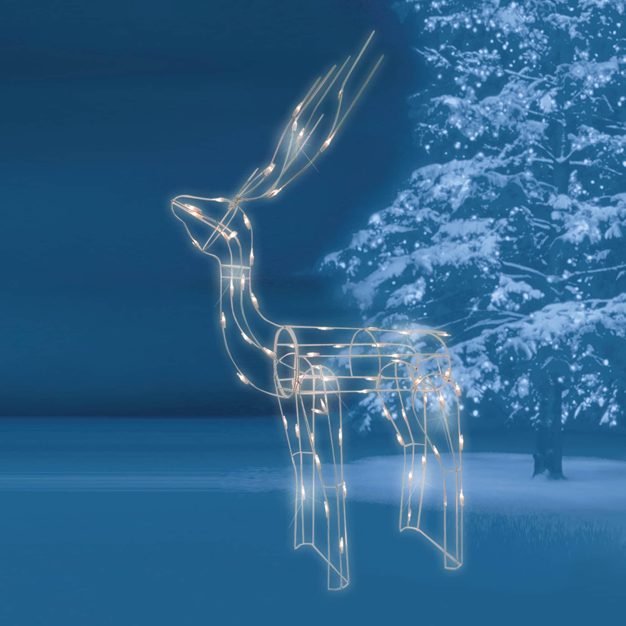 Brite Star 3D Lighted Reindeer