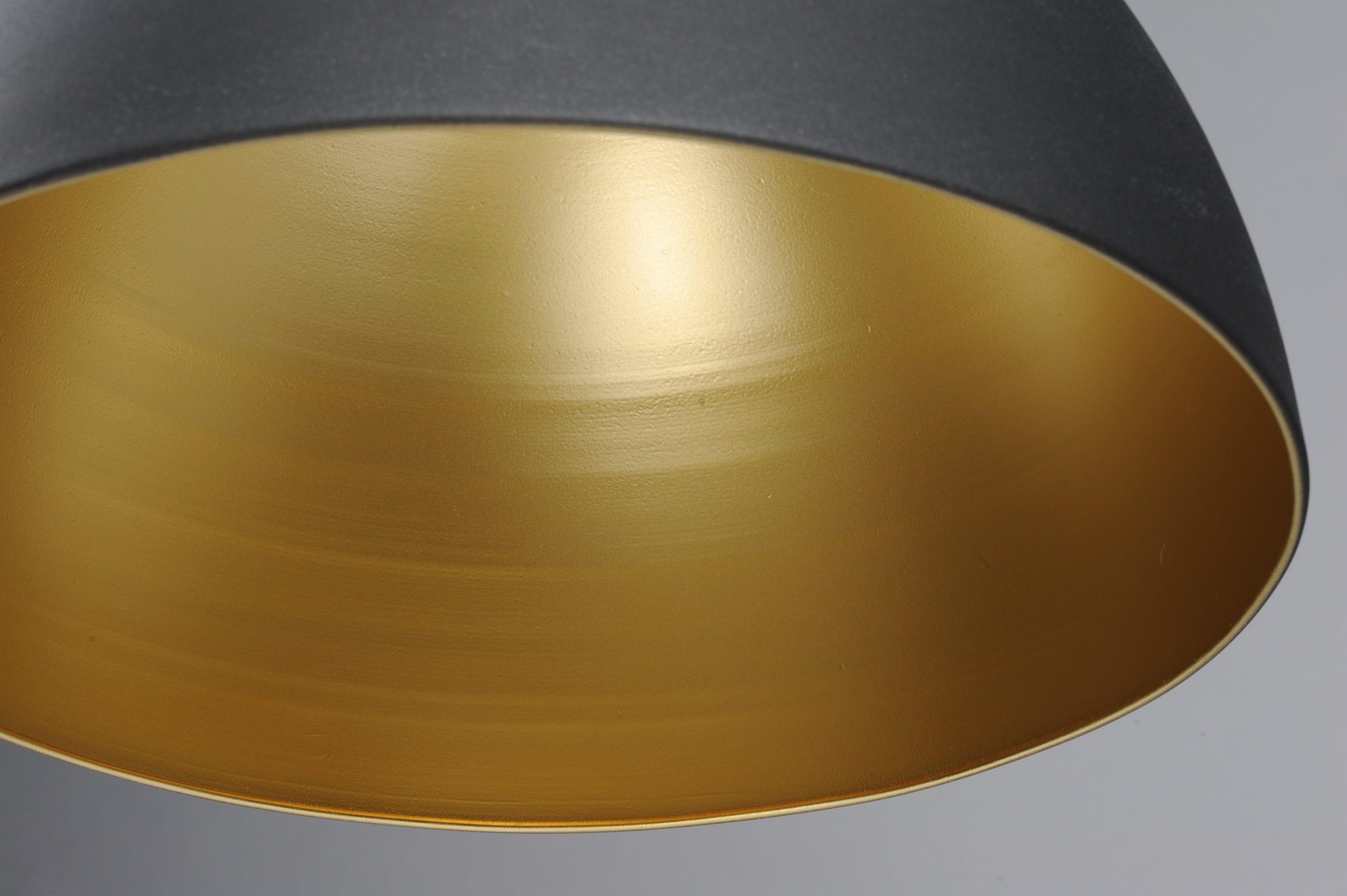 Maxim 11026BKGLD 18.25 in. Cora 1-Light Pendant Ceiling Light, Black & Gold