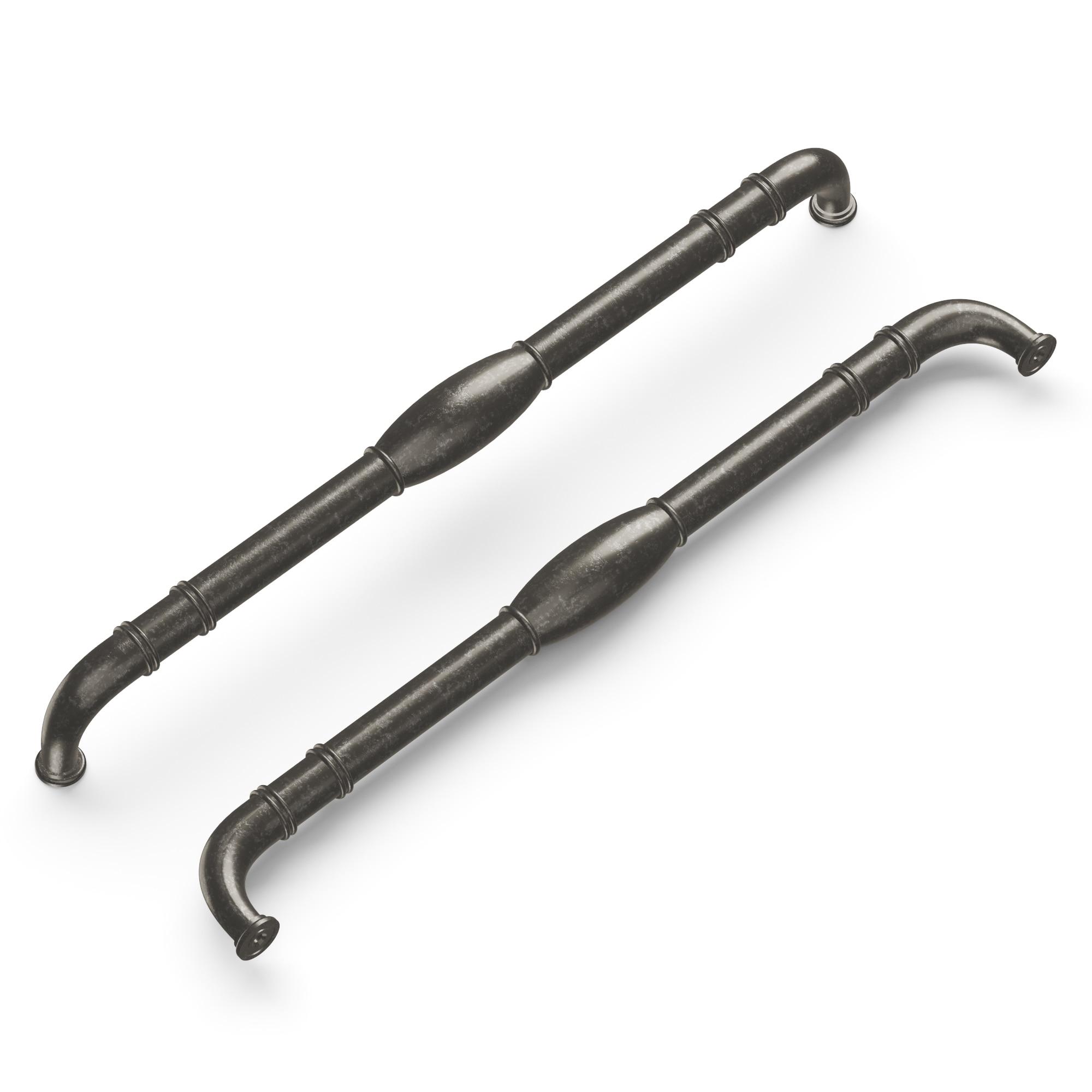 Hickory Hardware Williamsburg Collection Appliance Pull - 18" Center to Center Cabinet Pull Black Nickel Vibed - Farmhouse Hardware for Drawers & Cabinets