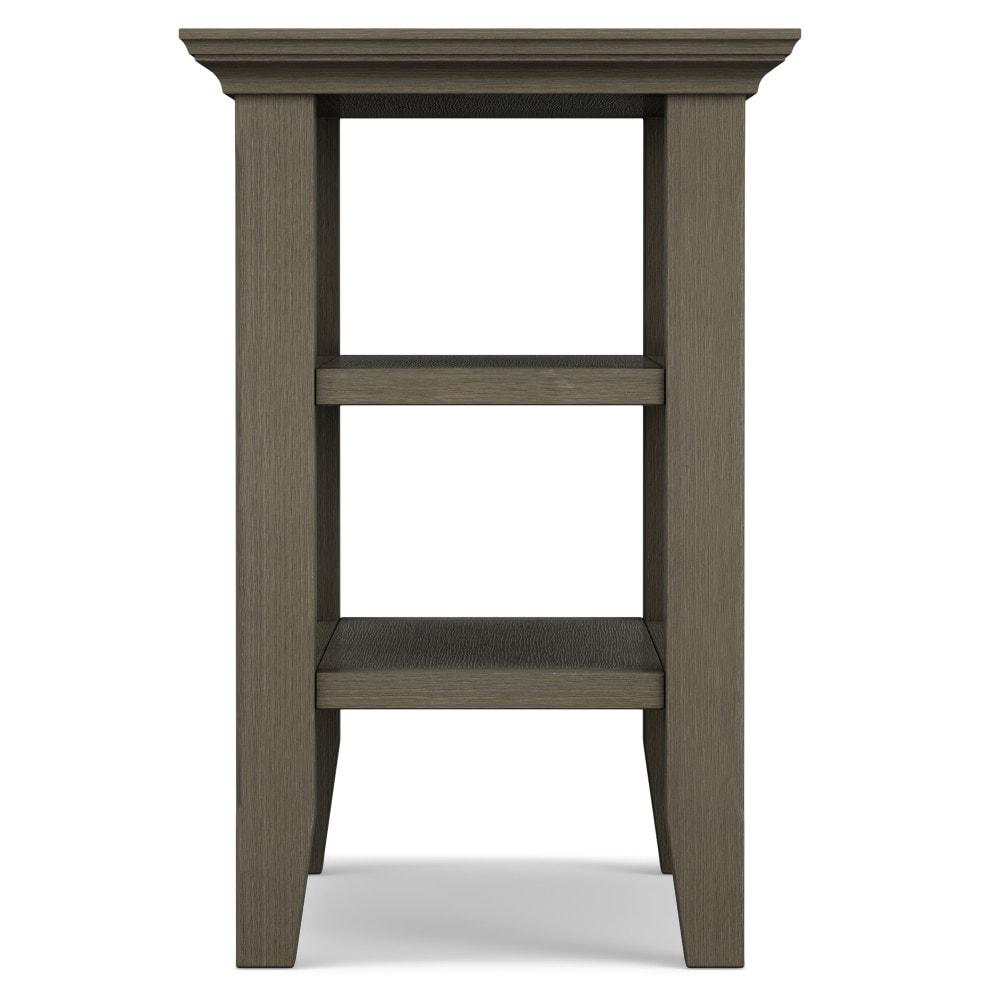 Lark Manor™ Solid Wood Transitional Table with Open Shelves