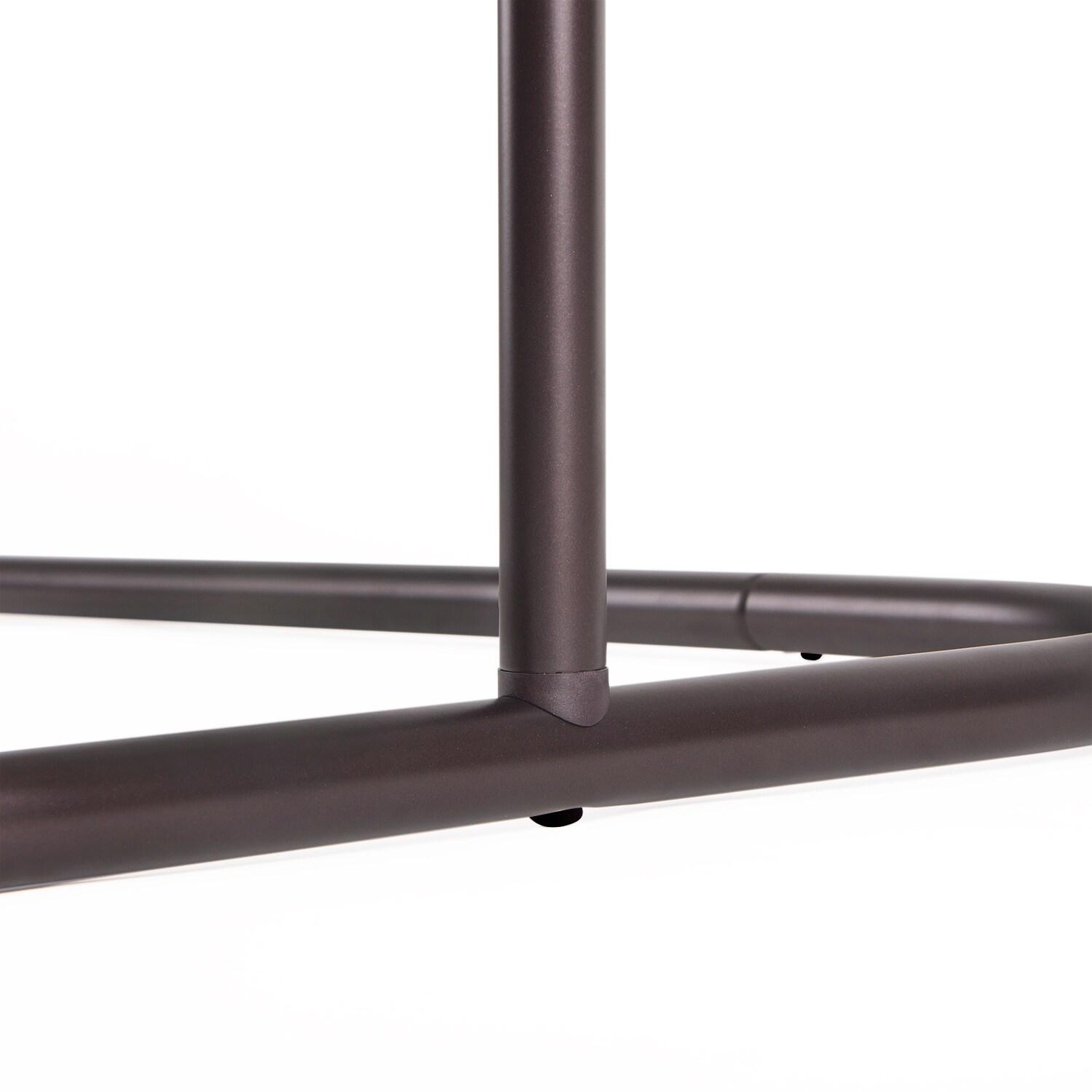 Utopia Alley Rustproof 54" L D-Shaped Fixed Shower Curtain Rod & Hook Set | Wayfair