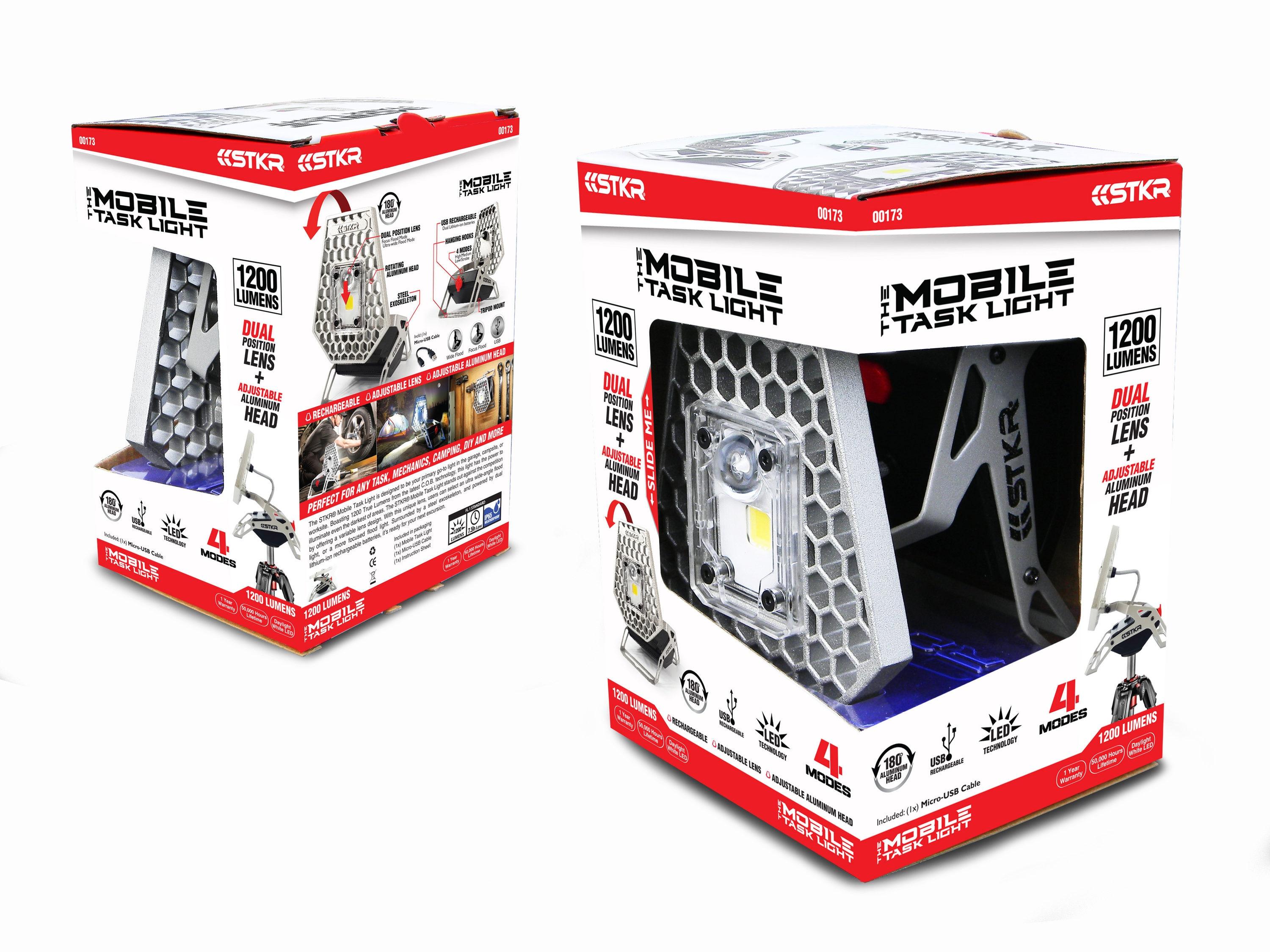 STKR Concepts 6.4'' Battery Powered Integrated LED Work Light