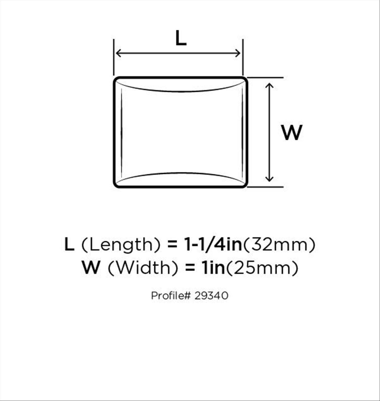 Candler Rectangle Knob Multipack