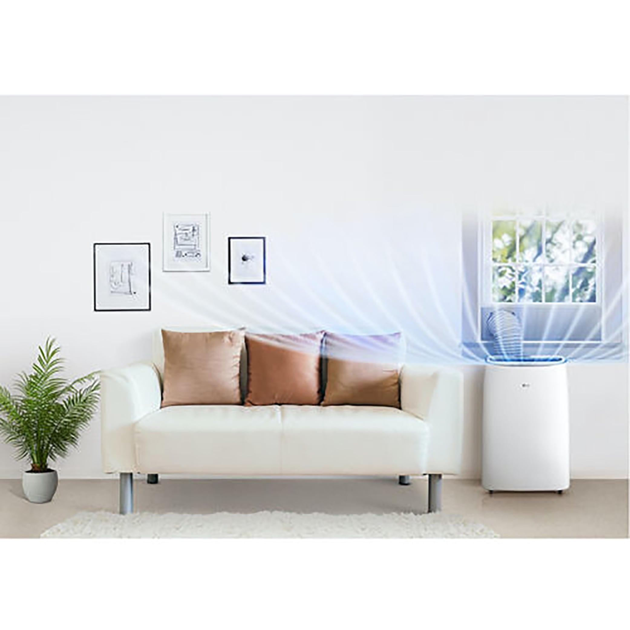 115V Dual Inverter Portable Air Conditioner with Wi-Fi Control in White for Rooms up to 450 Sq. Ft.