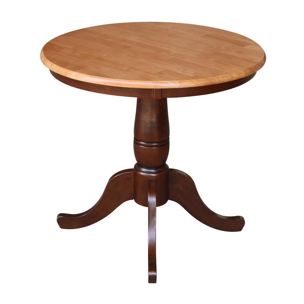 International Concepts Oakdale 30 in. Round Top Pedestal Dining Table