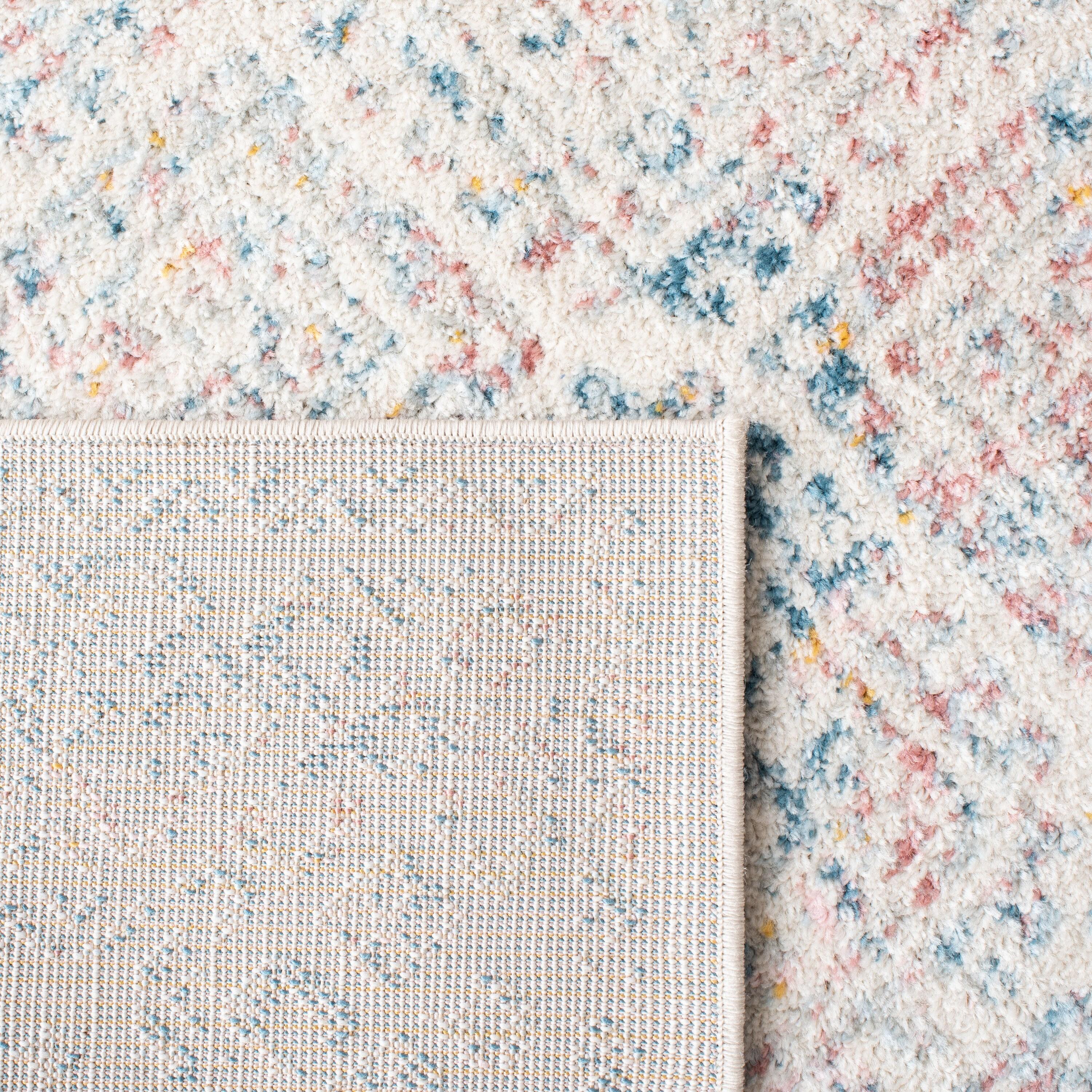 Tulum TUL264 Power Loomed Indoor Area Rug - Ivory/Terracotta - 9'x12' - Safavieh