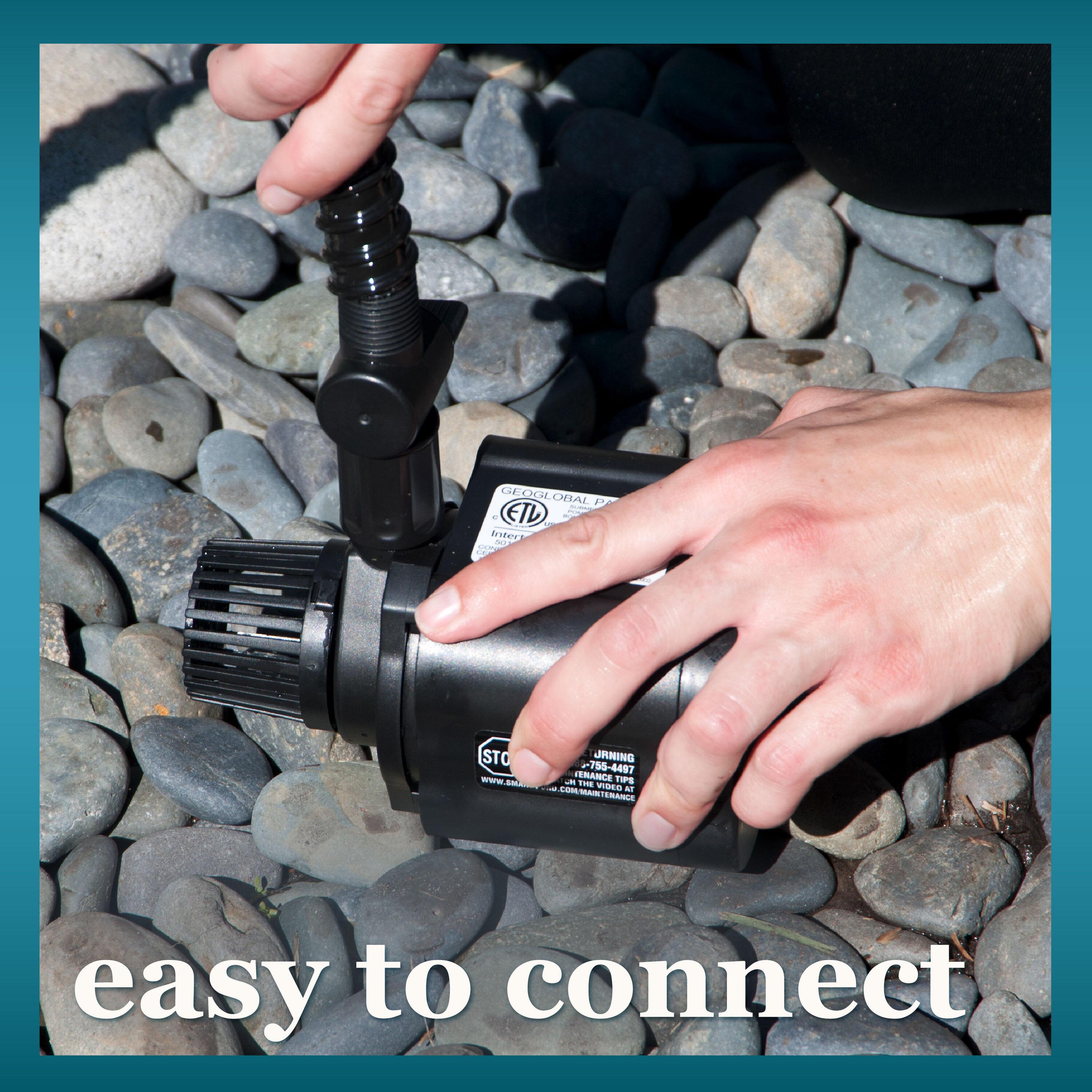 smartpond 3/4-in ID 240-in x 0.75-in x 0.75-in Black PVC Pond Tubing