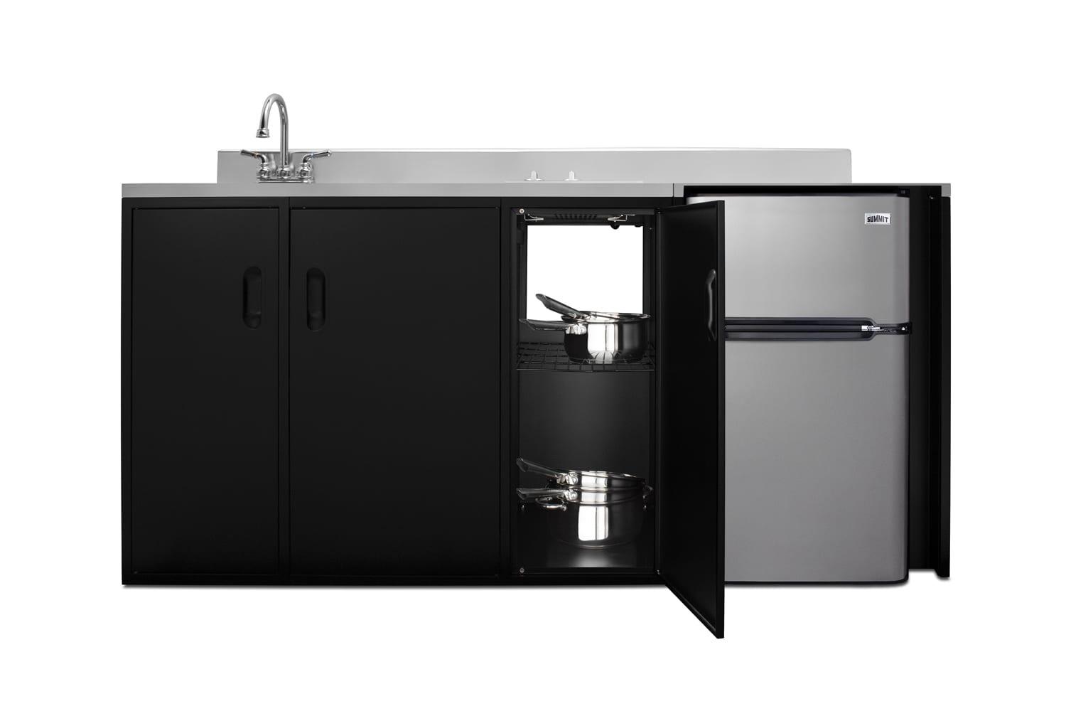 Summit Appliance Summit Appliance 3.2 Cubic Feet cu. ft. Mini Fridge with Freezer Kitchenette