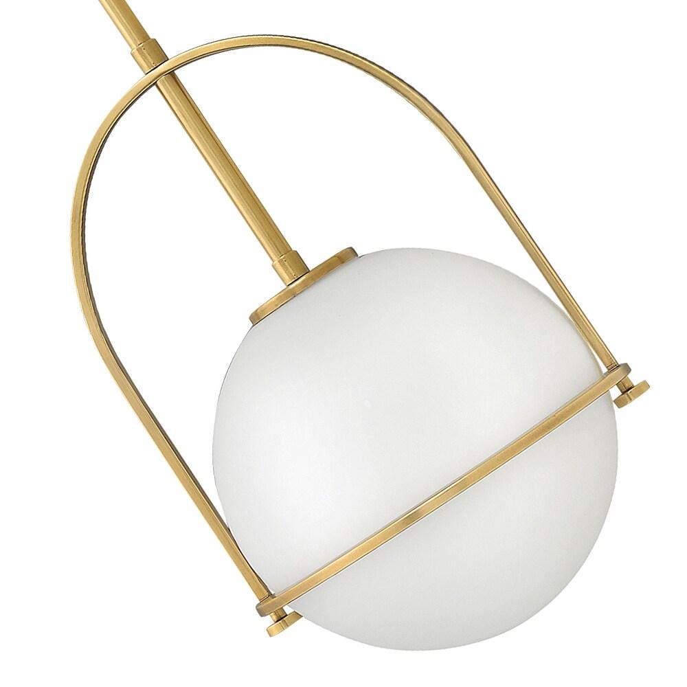 Arie Single Light Glass Dimmable Pendant