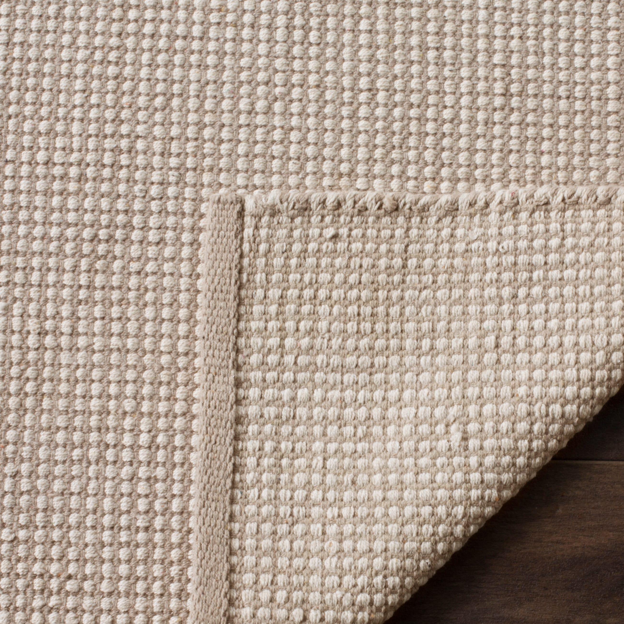 Montauk MTK345 Hand Woven Indoor Area Rug - Ivory/Grey - 6'x9' - Safavieh
