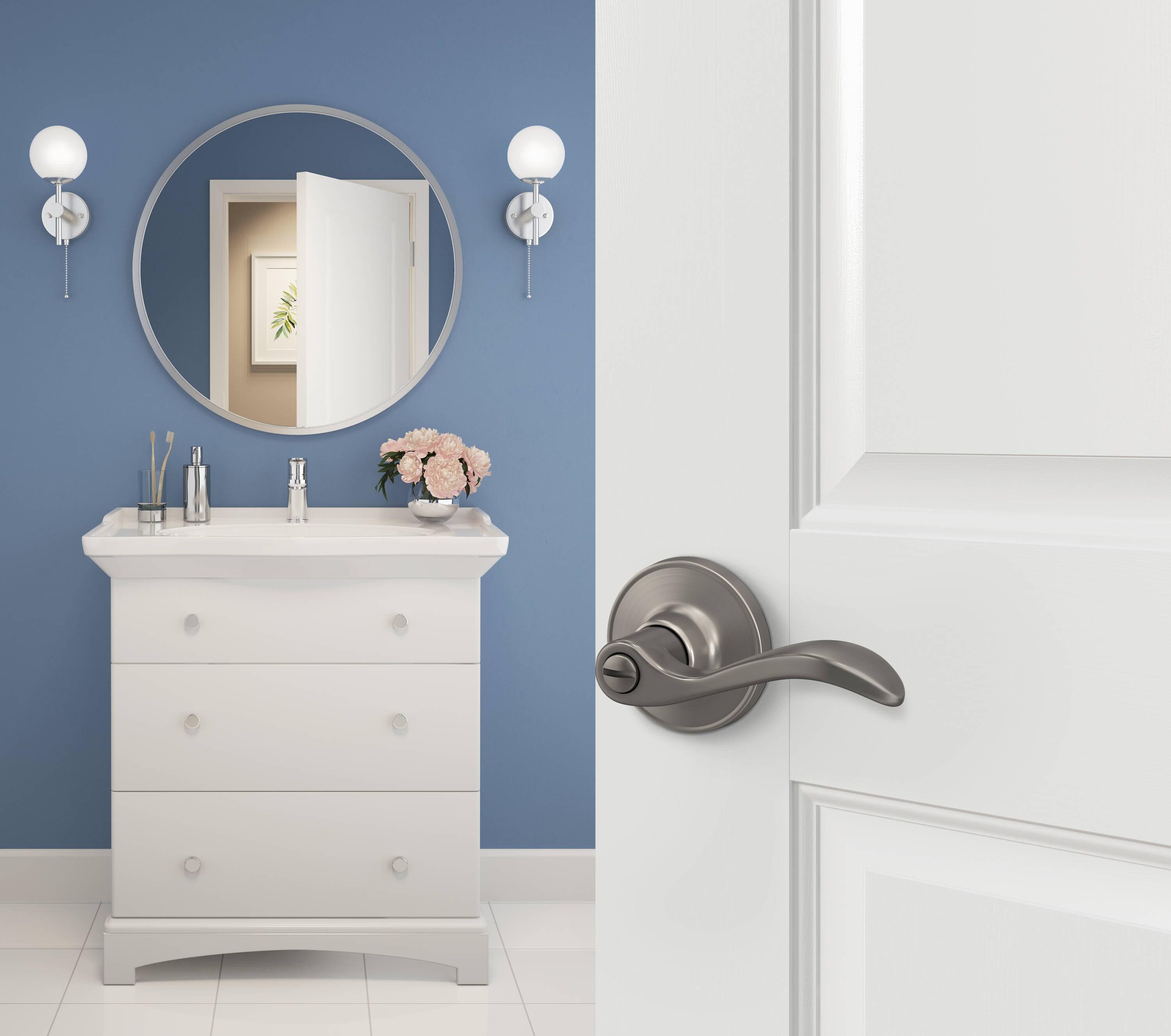 Accent Privacy Door Lever with Rosette