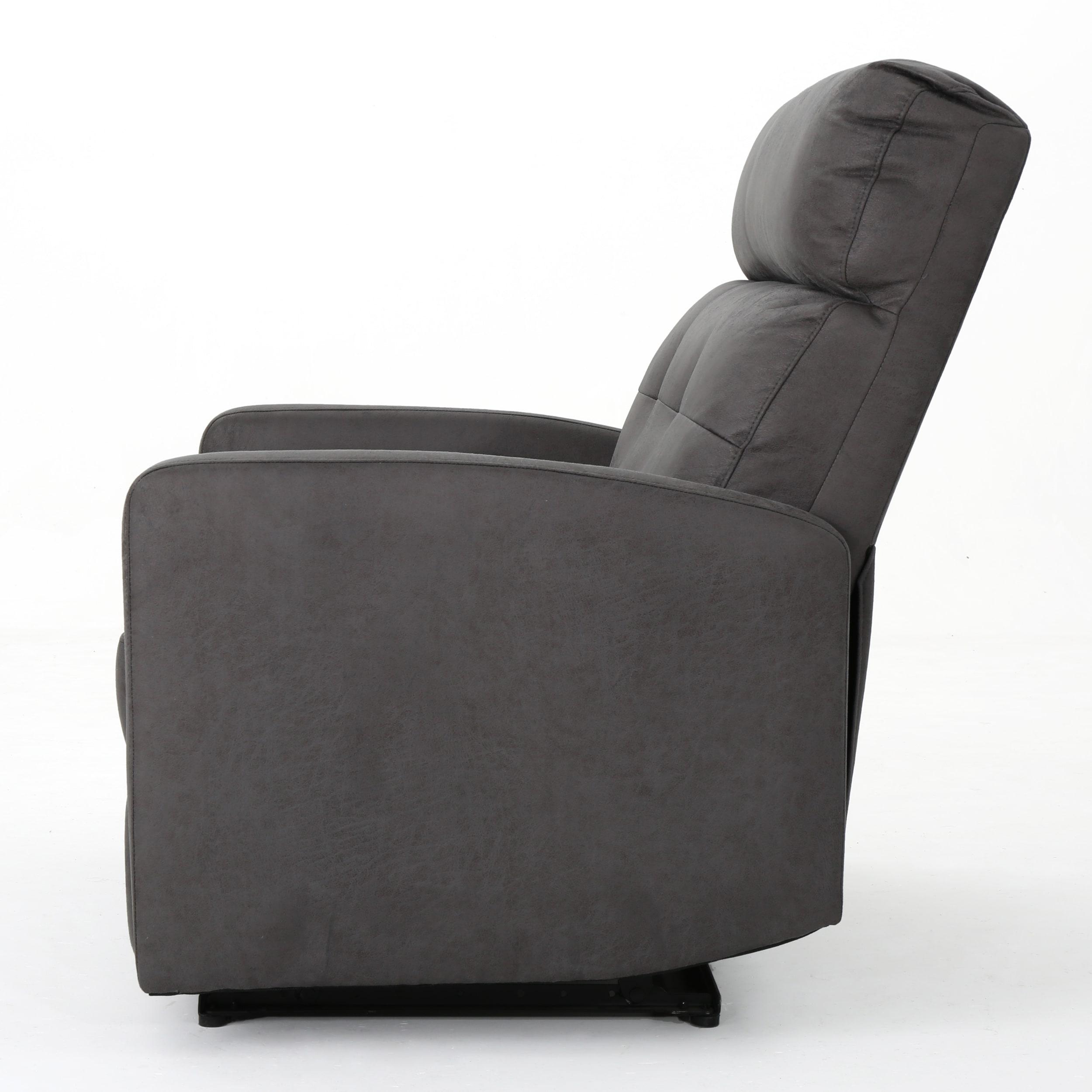 Halima 2-Seater Recliner - Slate - Christopher Knight Home: Upholstered Polyester, Hardwood Frame, 500lb Capacity
