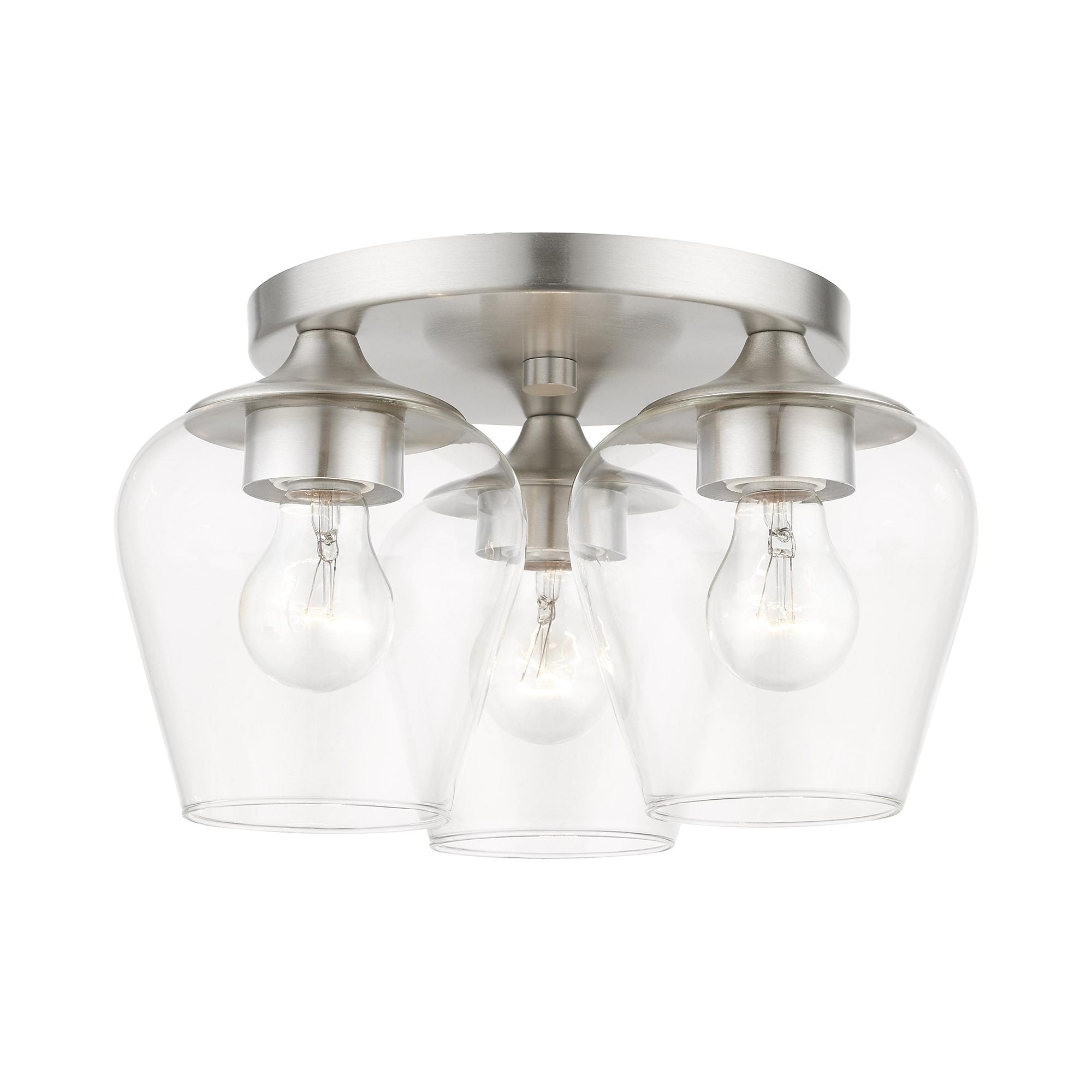 Willa Arlo™ Interiors Chrisha Orizaba 3-Light 13" Flush Mount