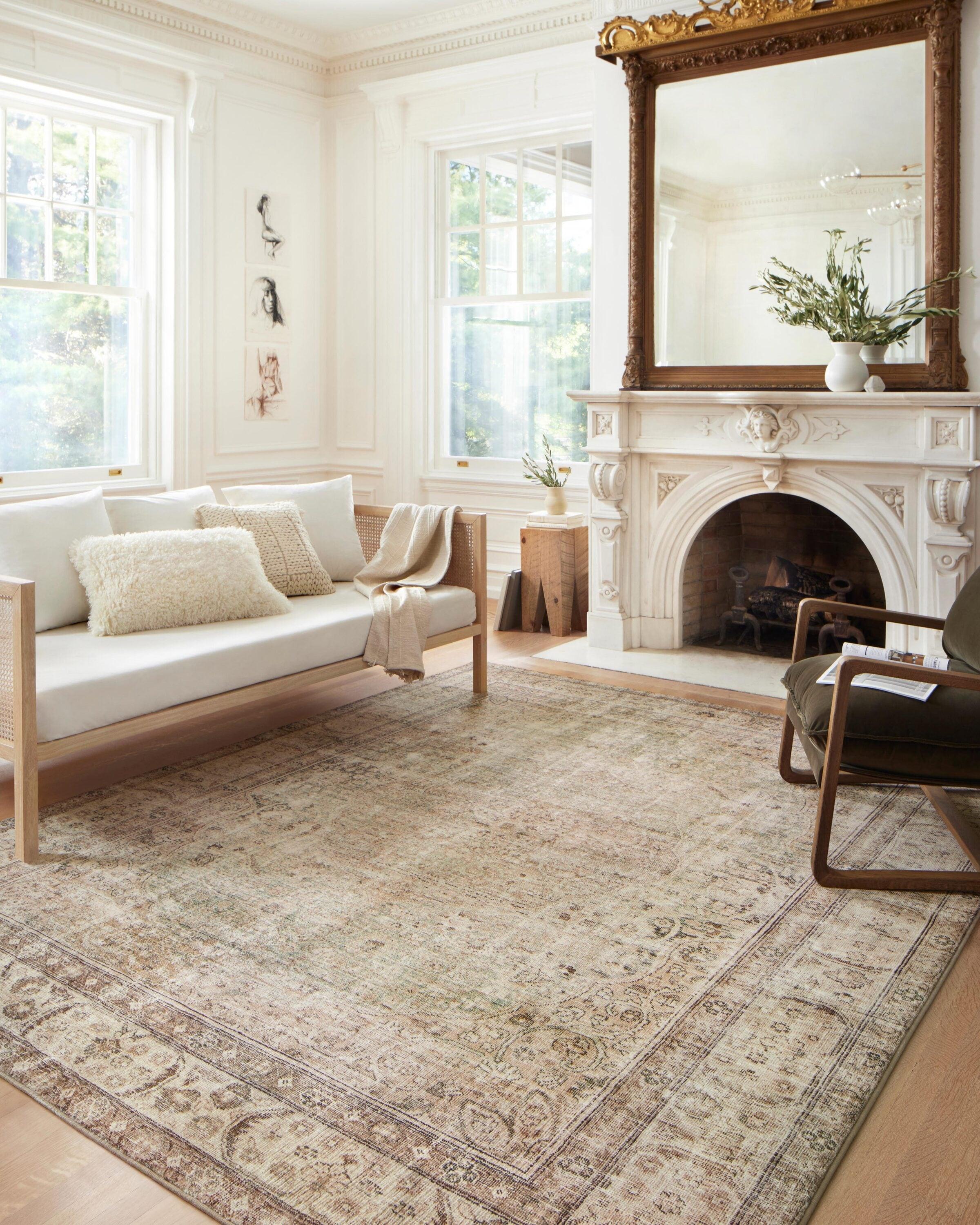 Loloi II Loloi Margot Antique/Sage Area Rug feat. CloudPile & Reviews | Joss & Main