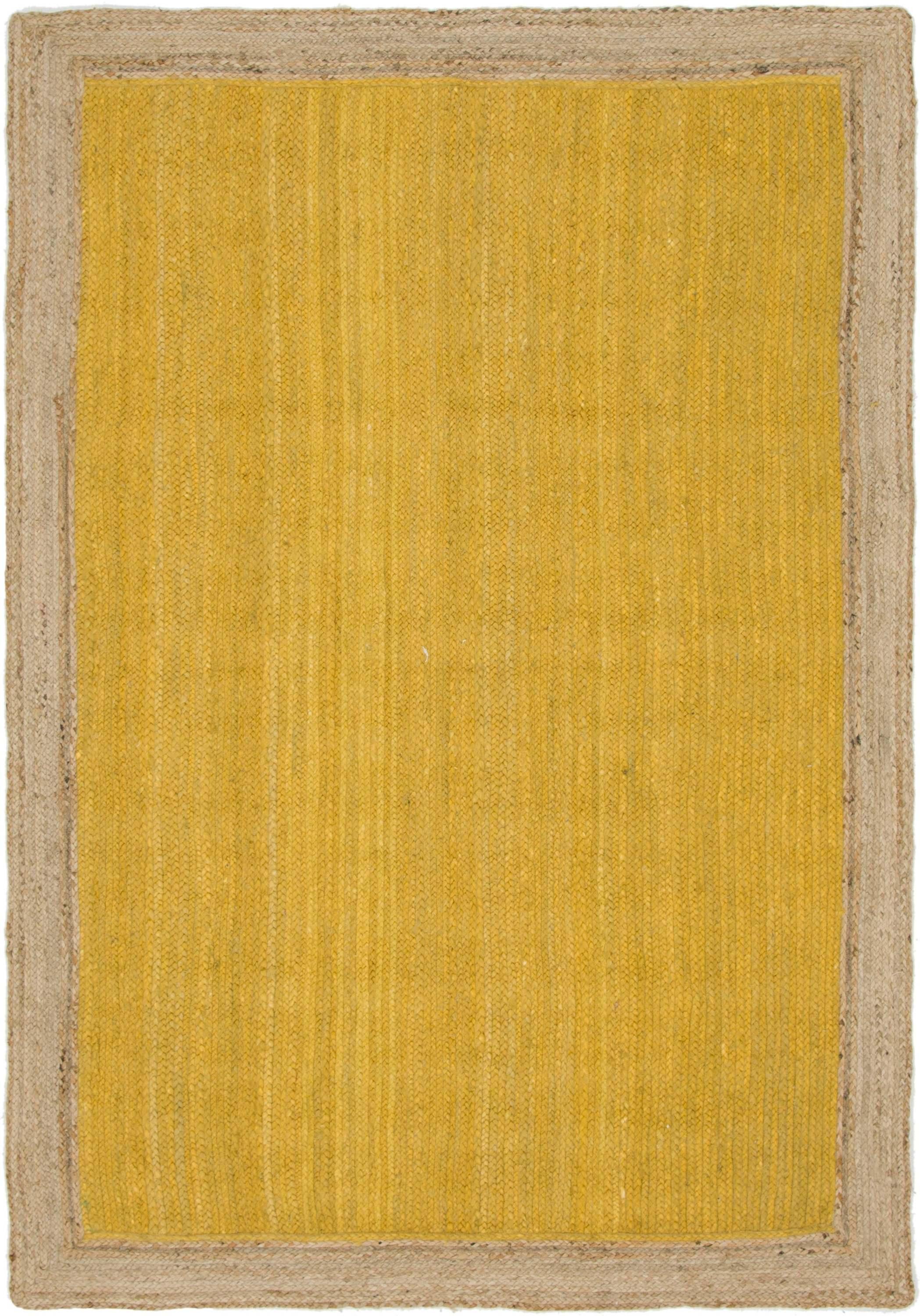 Unique Loom 6' 1 x 9' 0 Goa Braided Jute Rectangle Area Rug