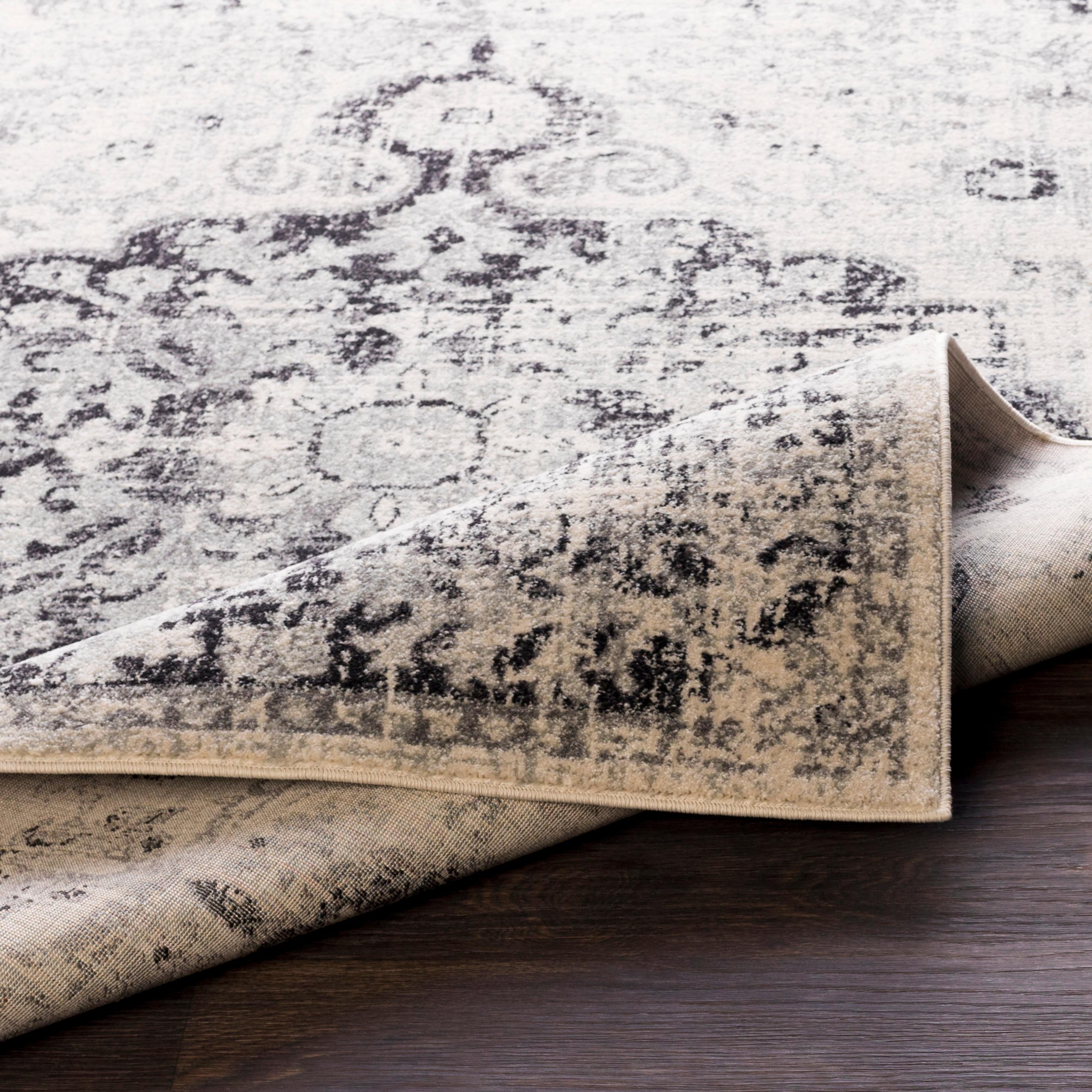 Livabliss 2'x3' Abby Traditional Rugs Cream: Stain & Fade-Resistant, Medium Pile, Indoor, Polypropylene
