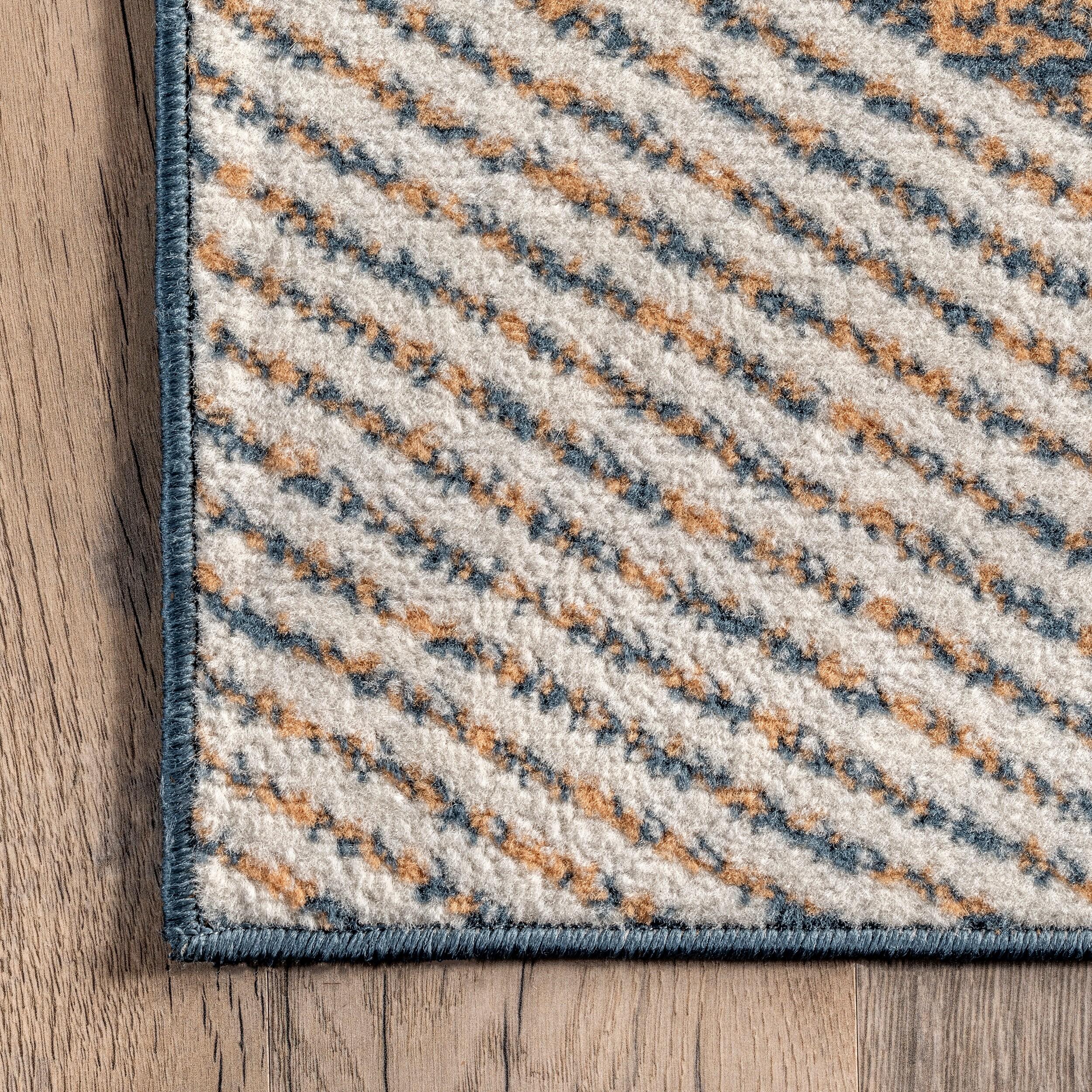 nuLOOM Leanna Modern Abstract Geometric Area Rug, 4' x 6', Beige