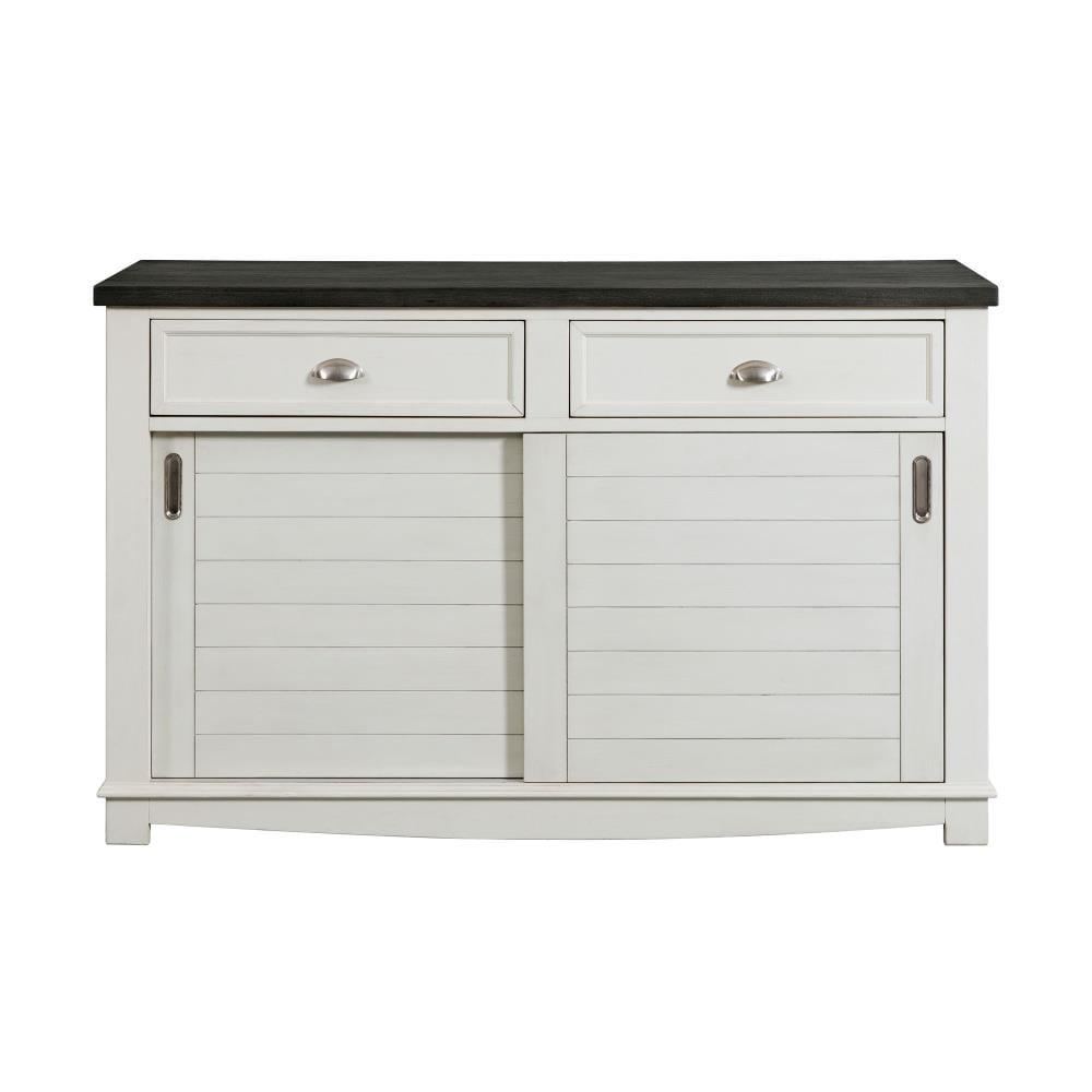 Picket House Furnishings Jamison Two Tone Server in White