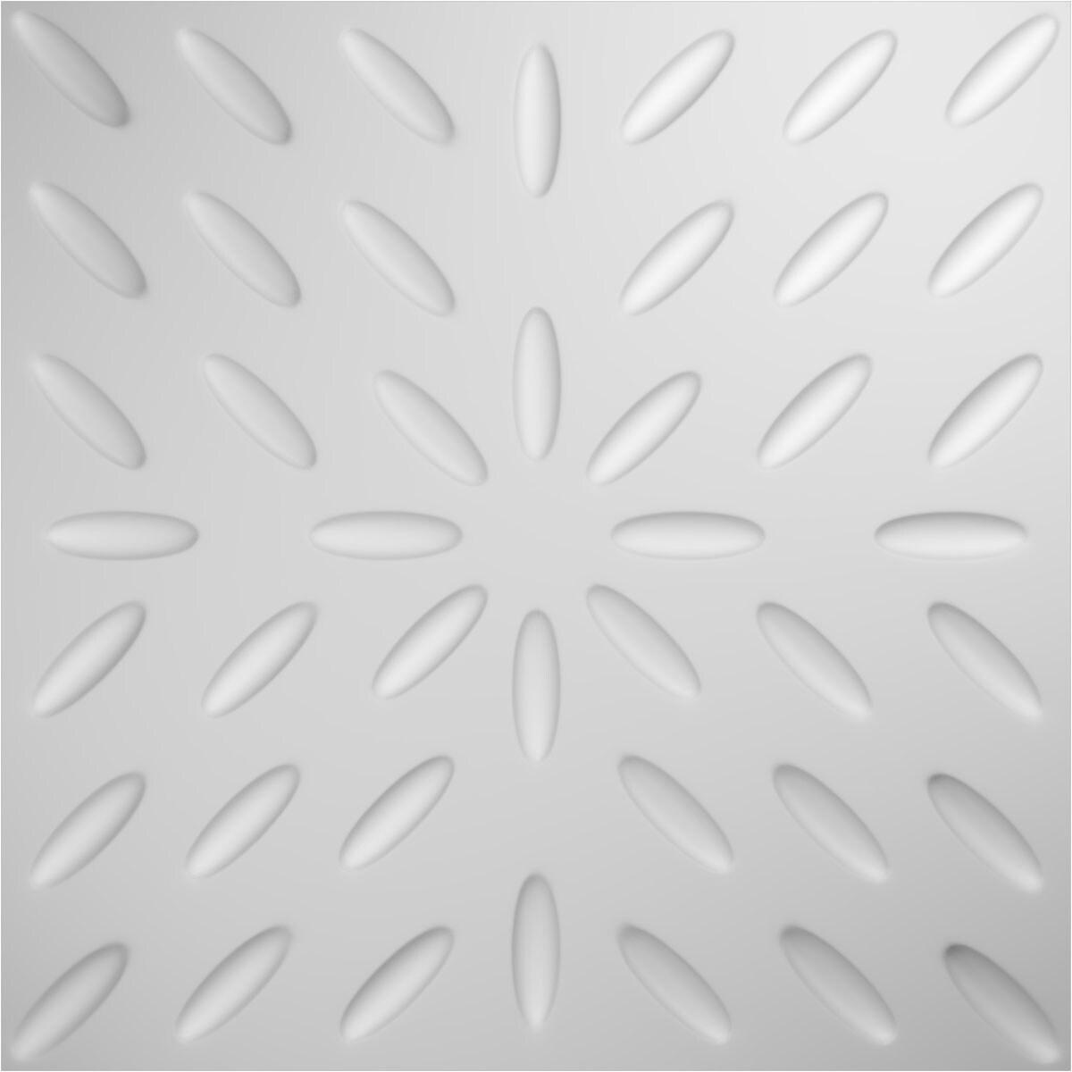 Ekena Millwork 19 5/8"W x 19 5/8"H Blaze EnduraWall Decorative 3D Wall Panel (Covers 2.67 Sq. Ft.)