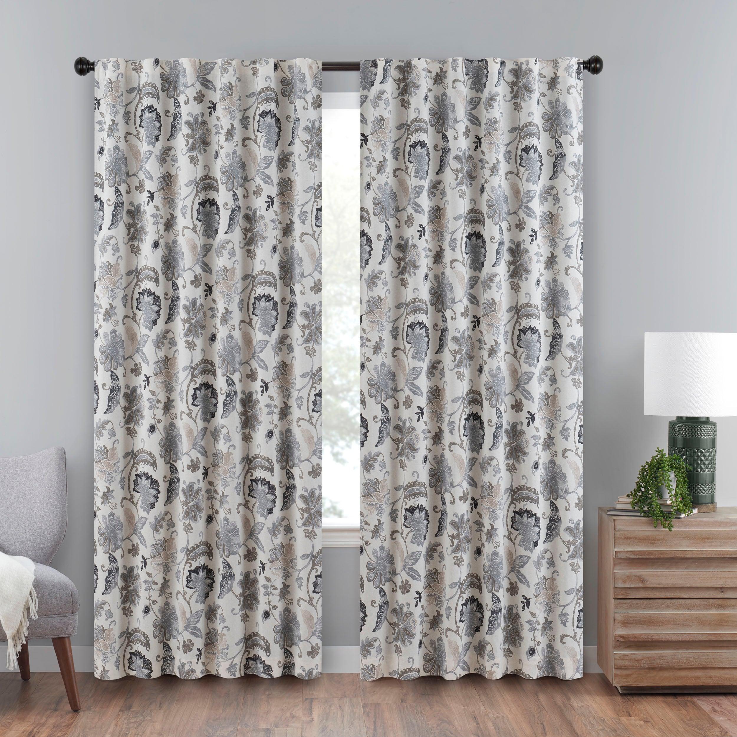 Nina Polyester Blackout Curtain Panel