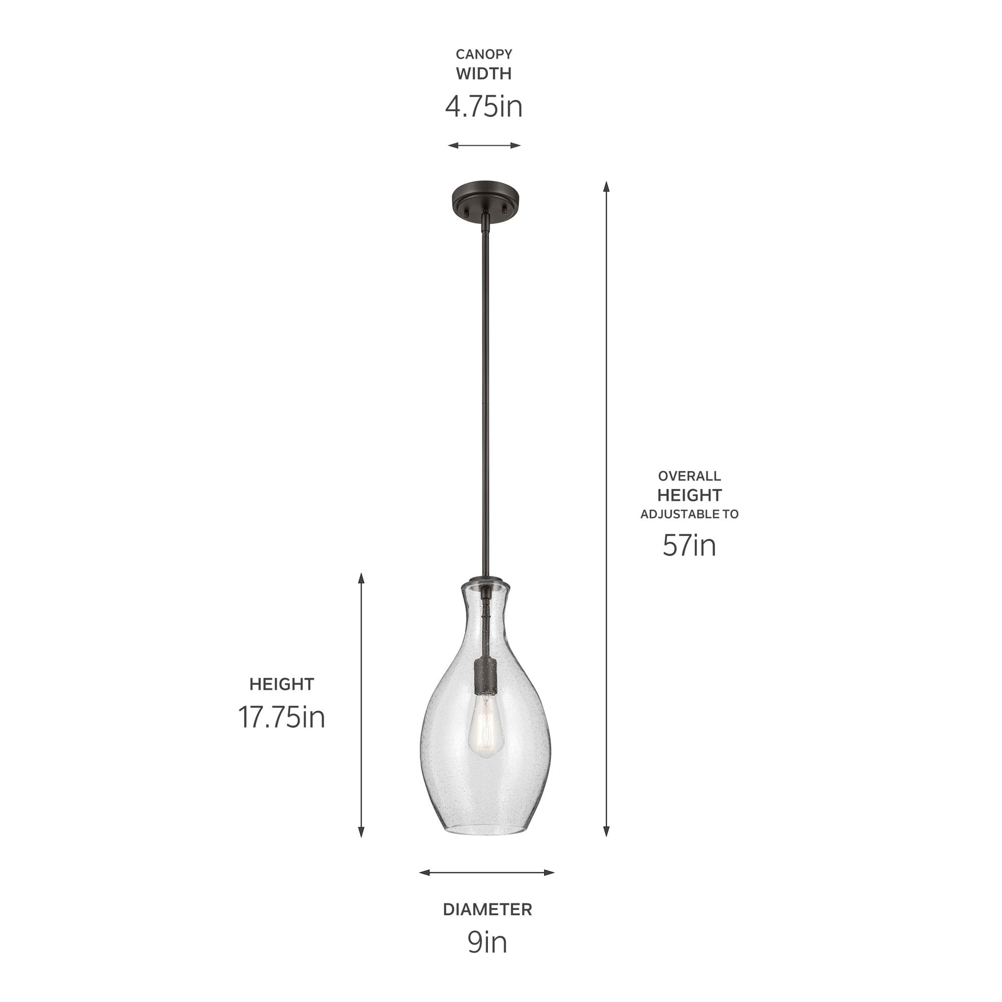 Kichler Lighting - Everly - 1 Light Pendant-17.75 Inches Tall and 9 Inches