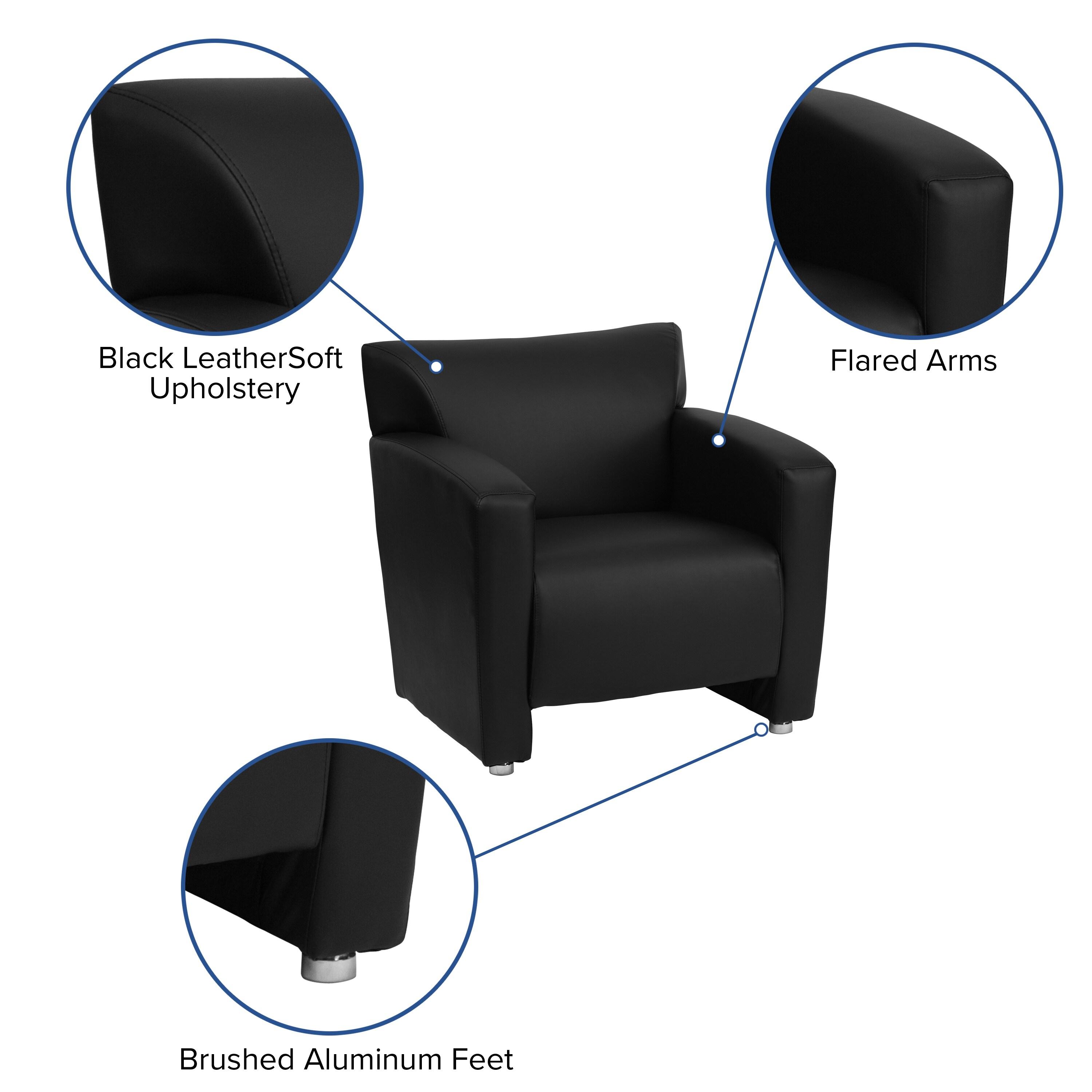 HERCULES Majesty Series LeatherSoft Chair with Extended Panel Arms