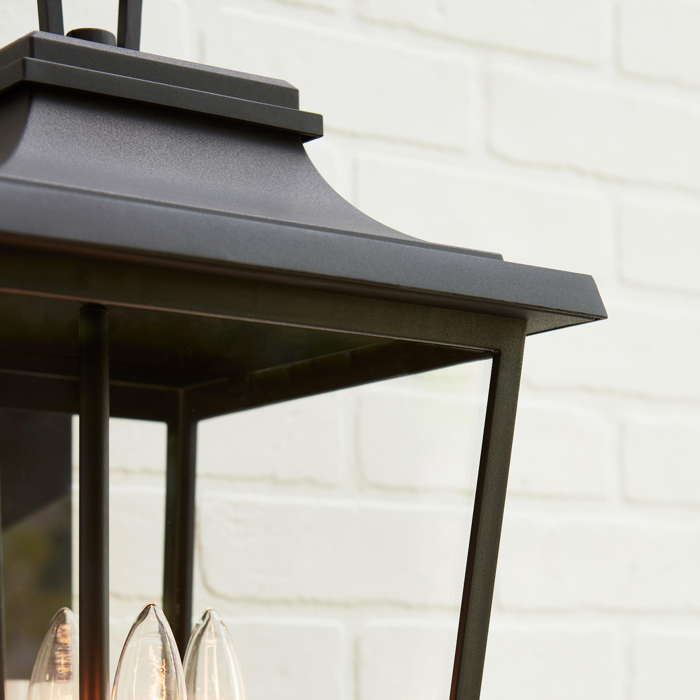 Generation Lighting Warren 25 3/4" High Black 4-Light Outdoor Wall Light