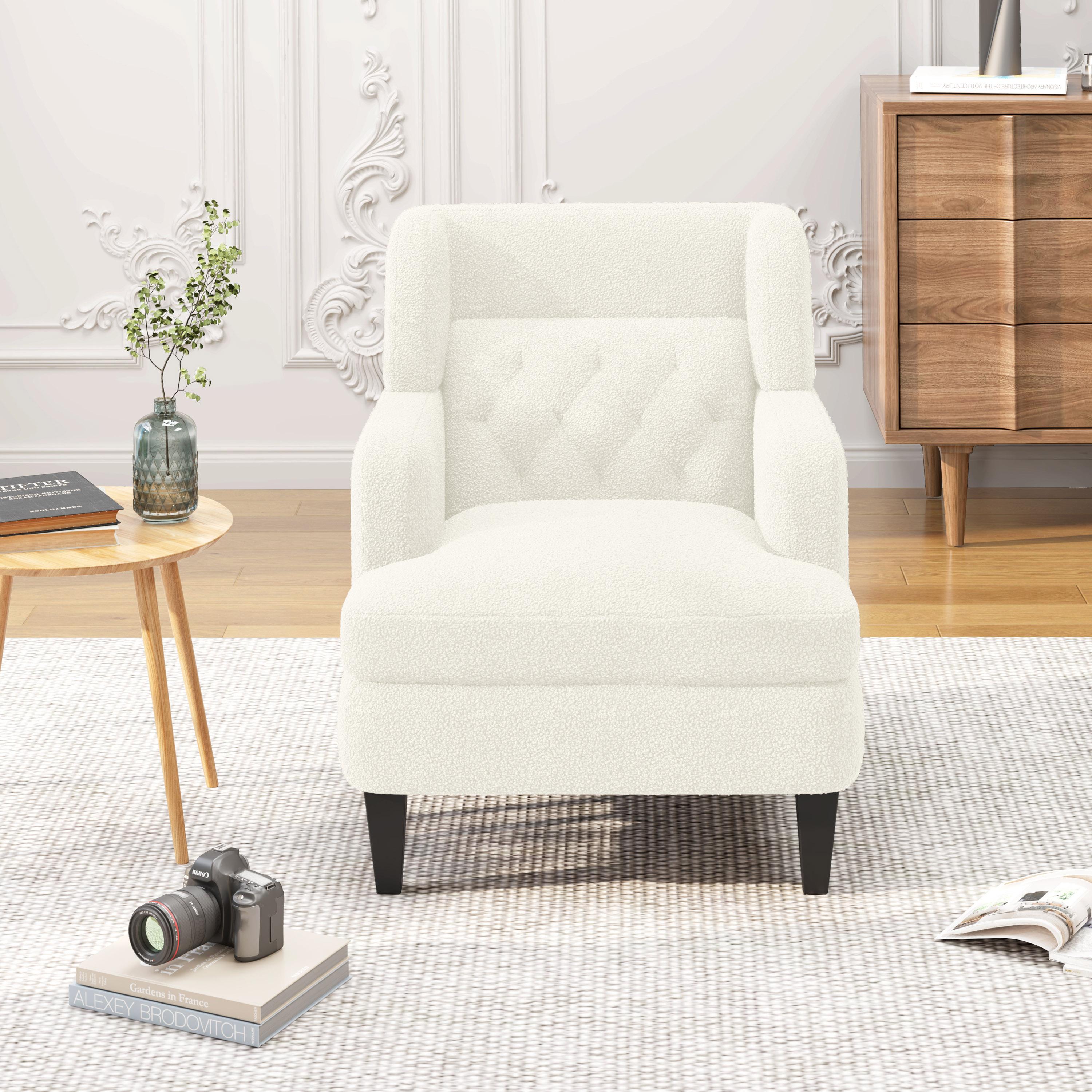 Christopher Knight Home Mantua Fabric Tufted Accent Chairs,Beige