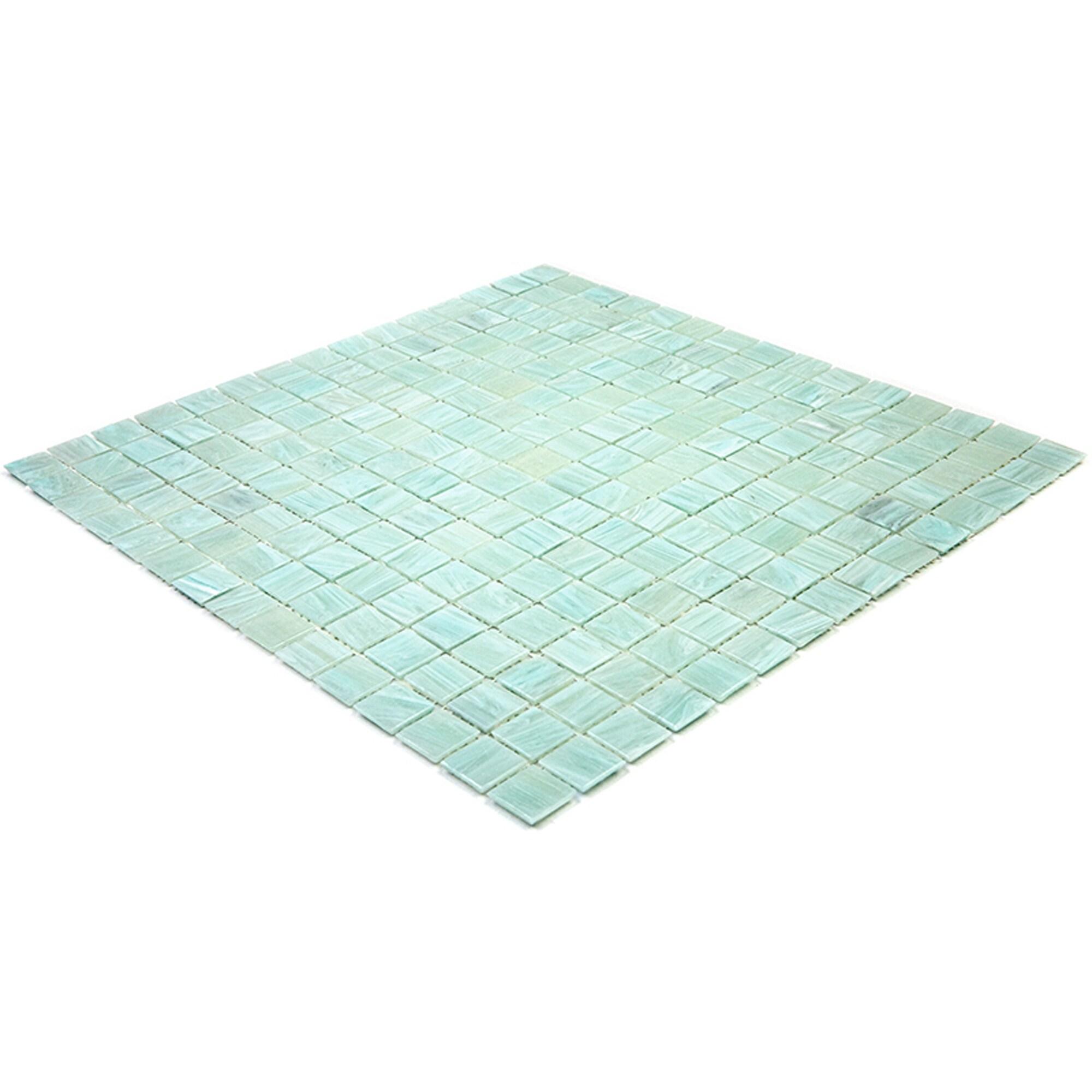 Celestial 0.8" x 0.8" Glass Grid Mosaic Wall & Floor Tile