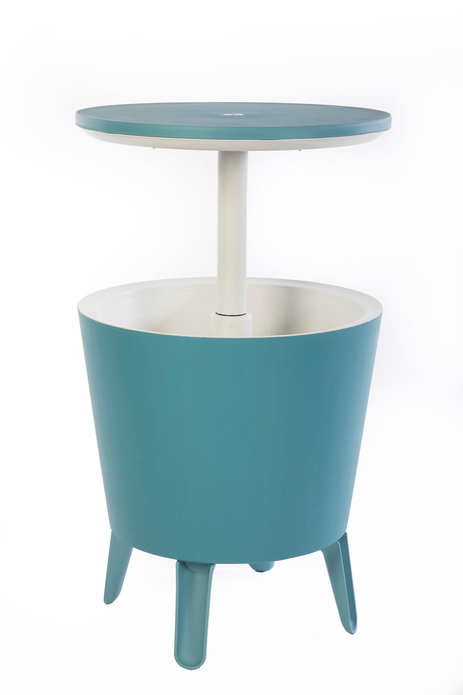 Keter 32 Qt. Cool Bar Cooler Outdoor Weather Resistant Patio Furniture 2 in 1 Pop Up Cocktail Side Table and Beverage Cooler Combo & Reviews | Wayfair