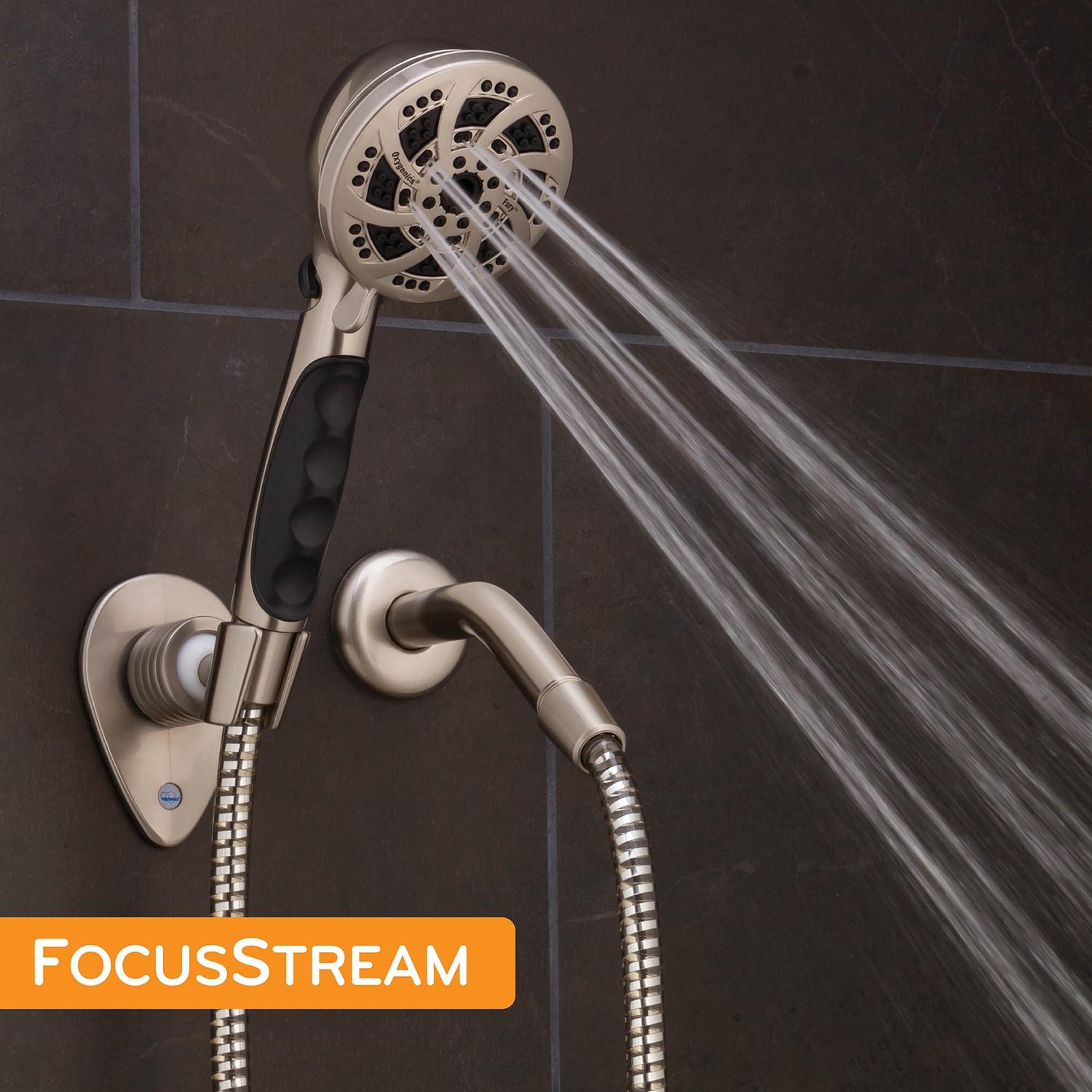 Oxygenics Fury RV Brushed Nickel Handheld Shower Head