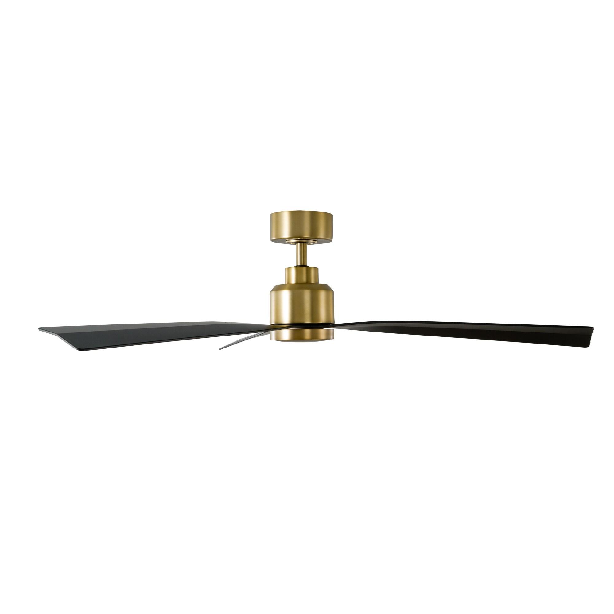 52" Smart Home Compatible 3 Blade Smart Ceiling Fan with Remote