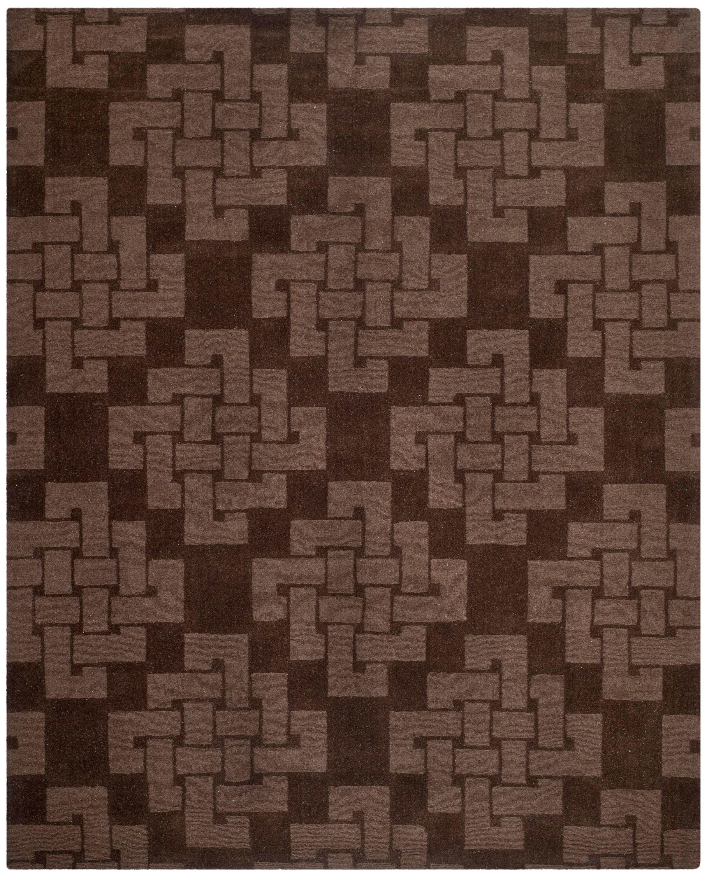 Martha Stewart Hand Tufted Wool Pile Geometric Rug