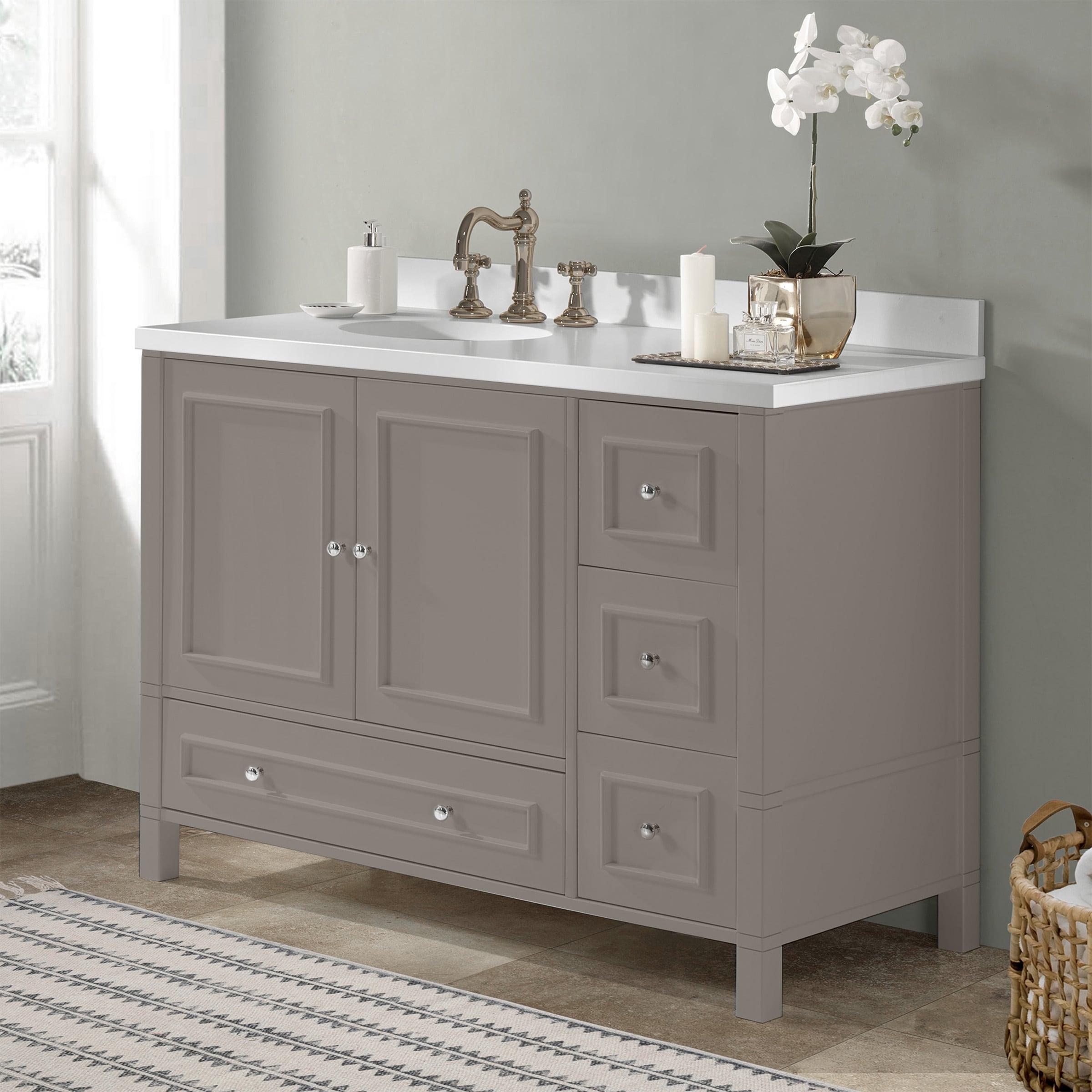 Williamsburg 48"W Style Vanity Cabinet With Soft Close Doors And Drawers