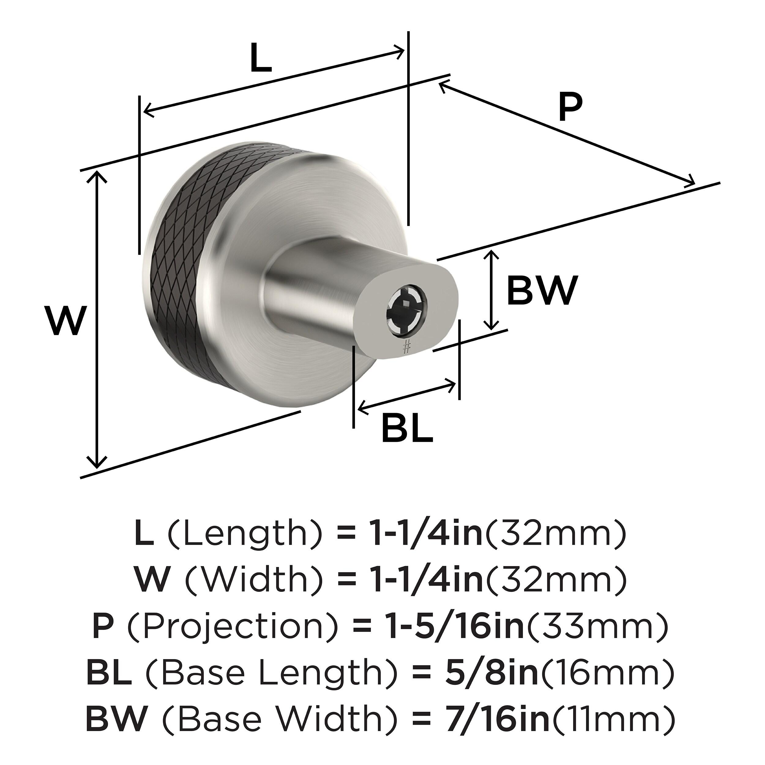 Esquire 1-1/4 inch (32mm) Diameter