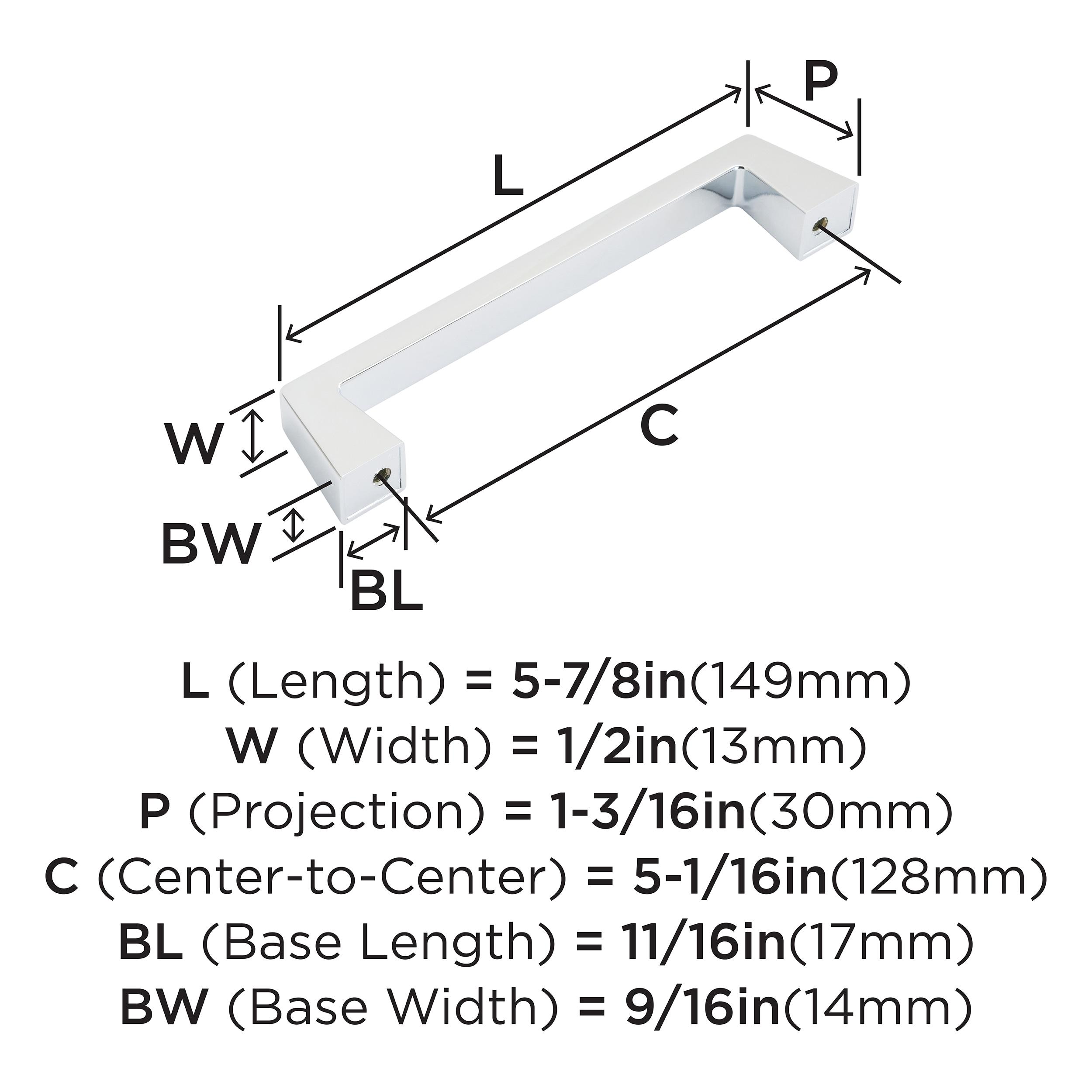 Blackrock 5 1/16" Center to Center Bar Pull