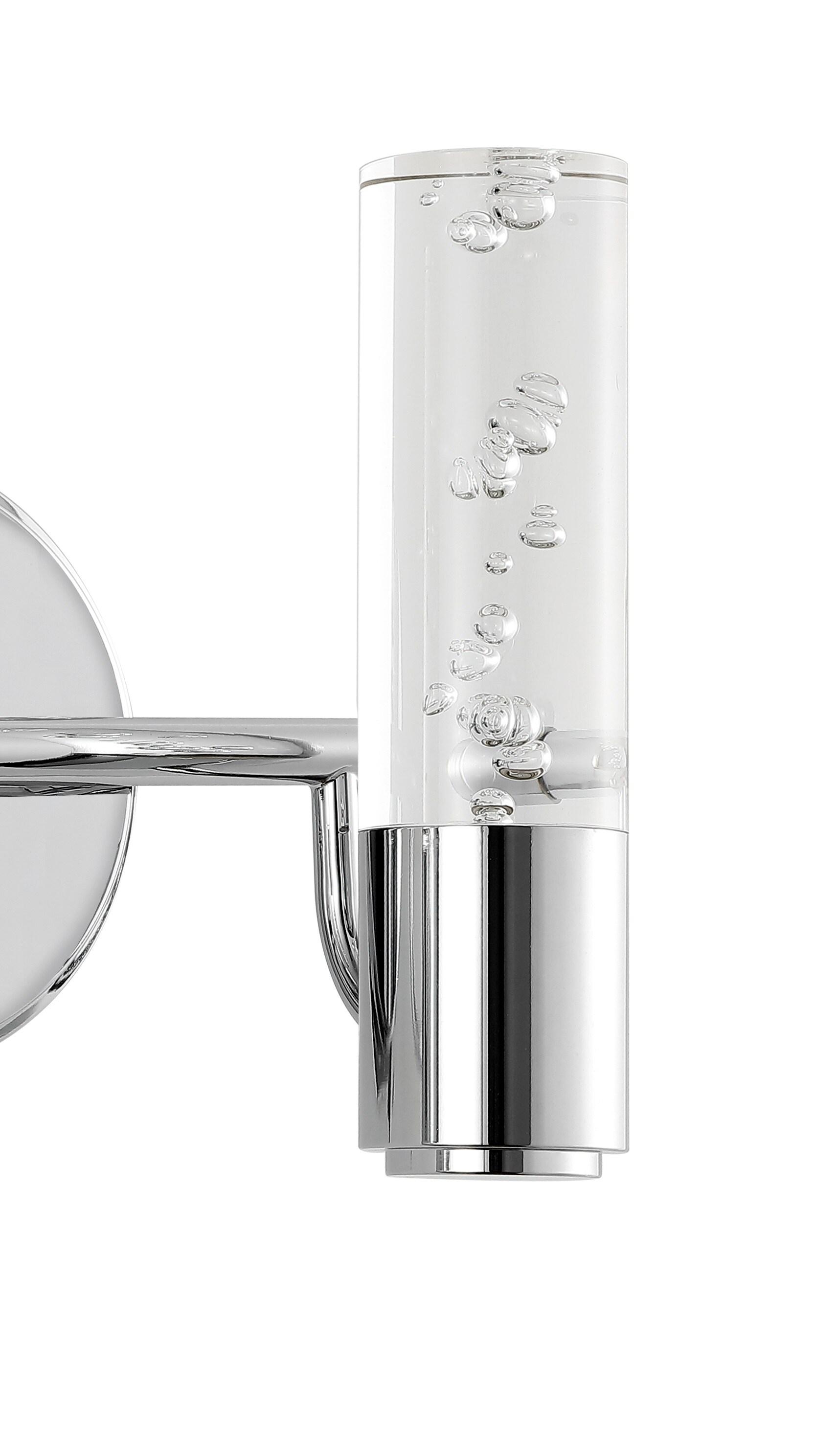 Bolha 10.75" Chrome Minimalist Bubble LED Vanity Light