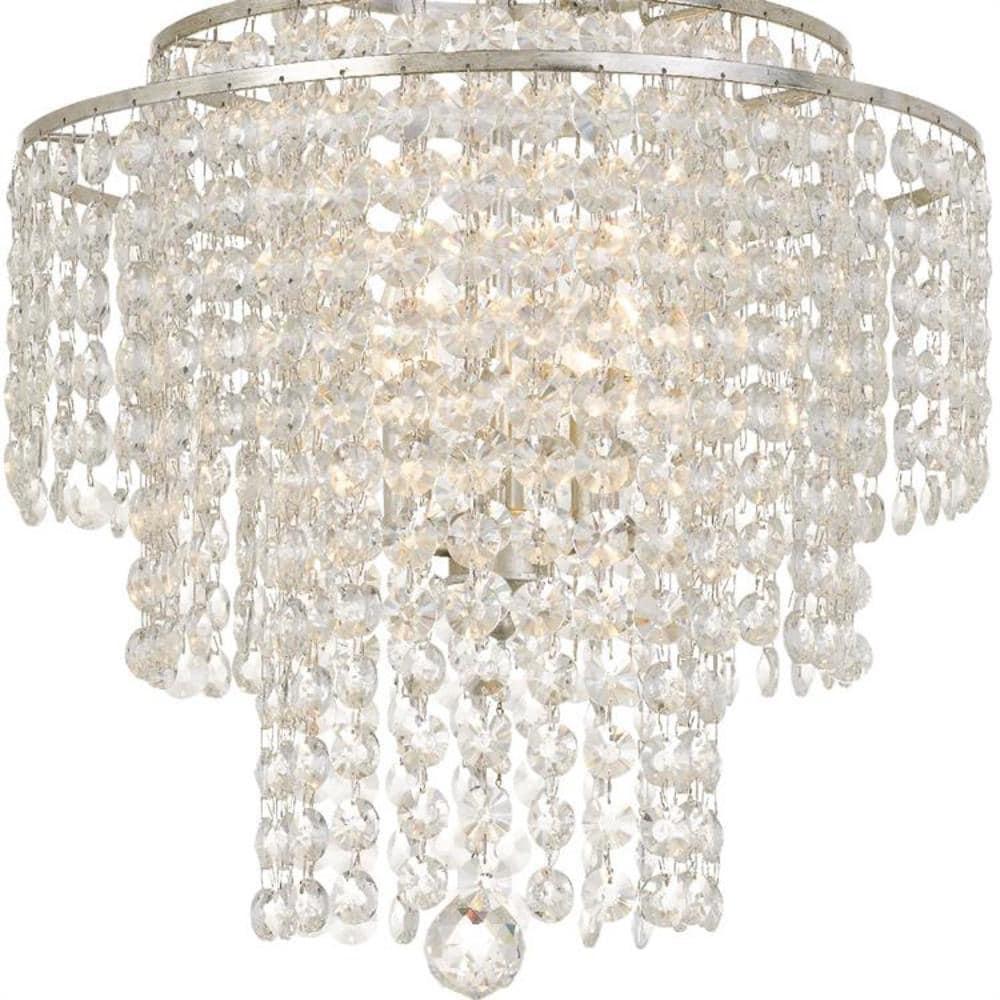 Crystorama Lighting - Four Light Chandelier - Chandelier - Arielle - Three Light